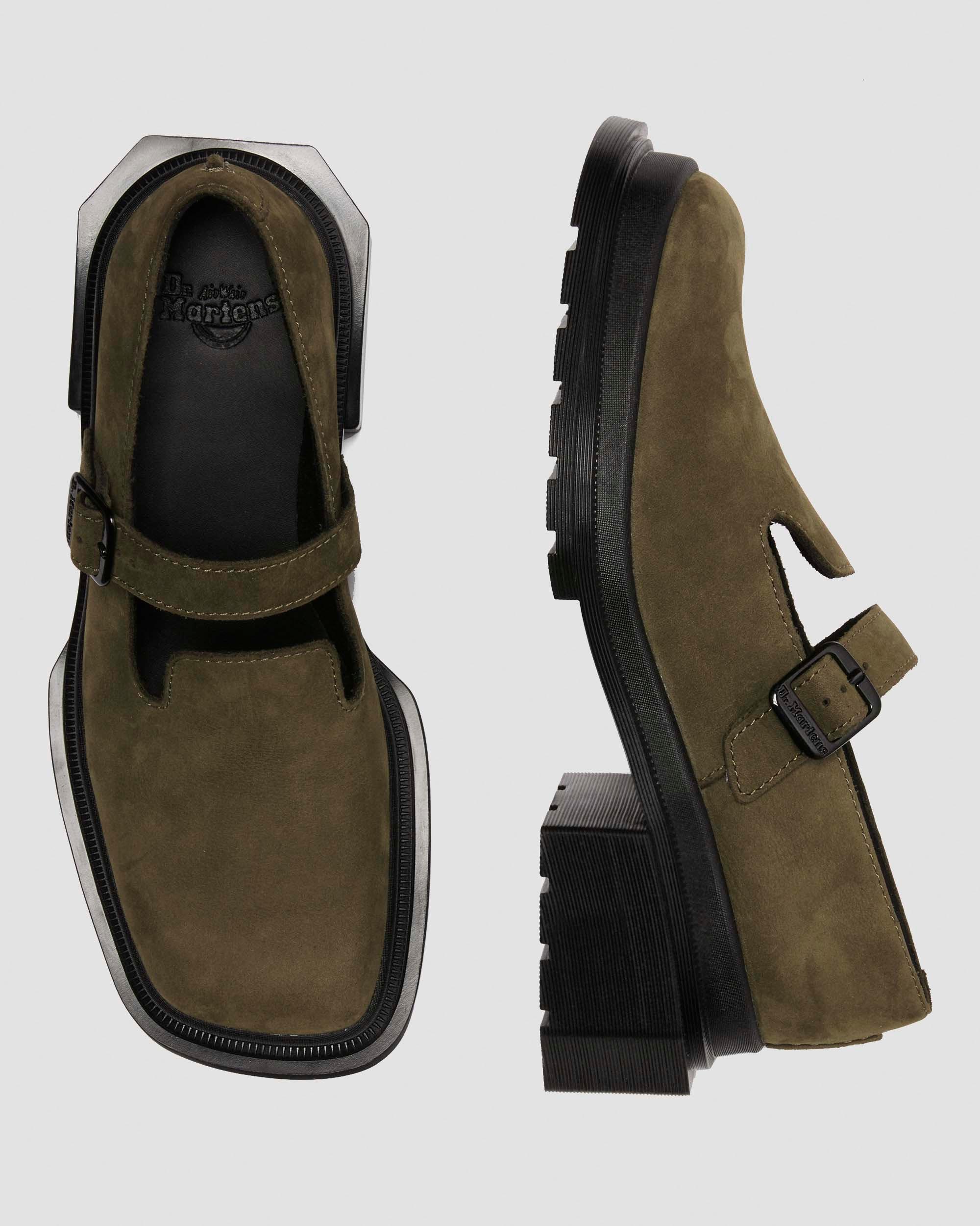 Maybole Buttersoft leather Mary Jane shoes in Olive