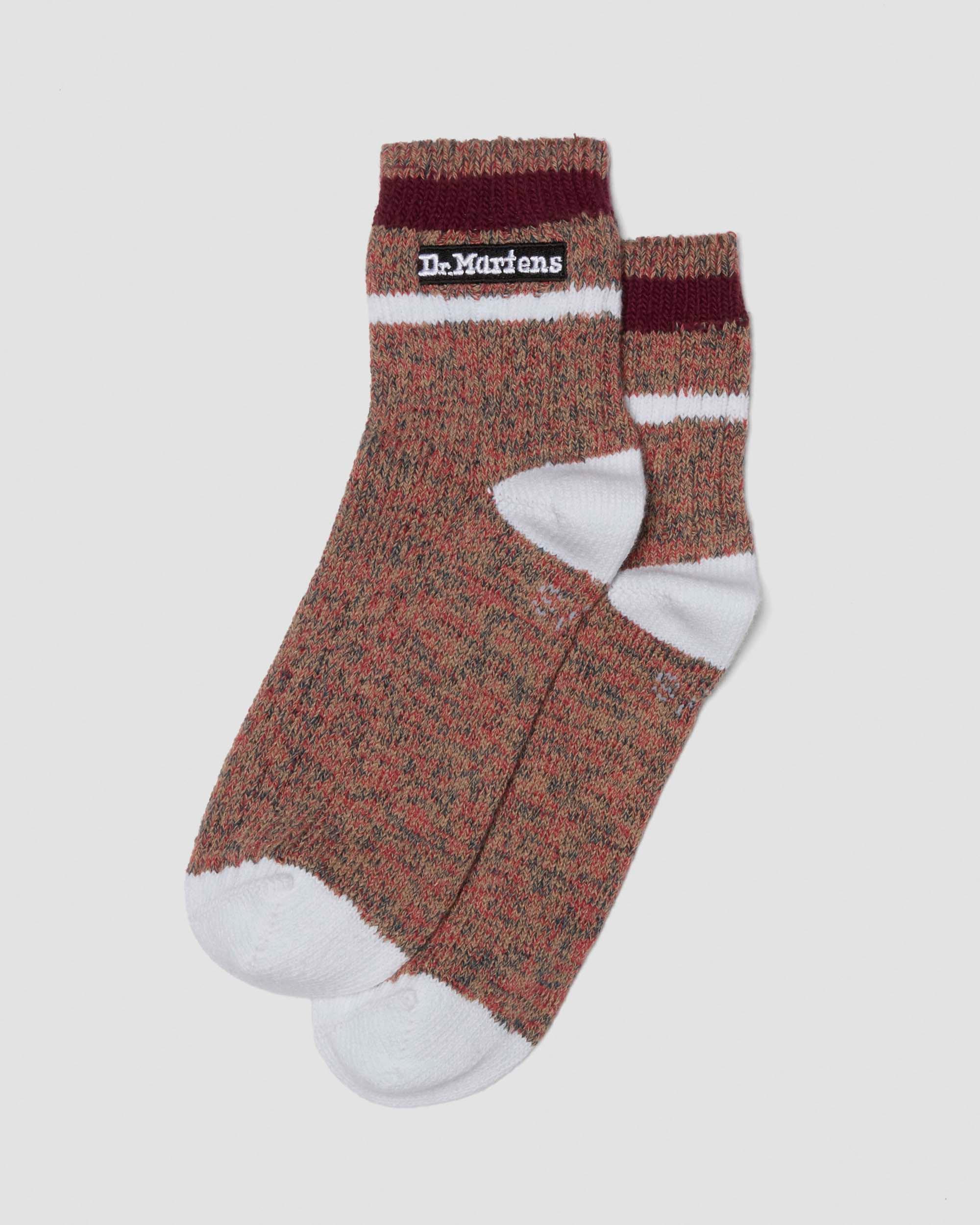SHORT MARL ORGANIC COTTON BLEND SOCKS