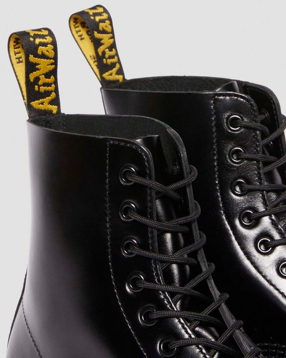 1460 Analine Leather Steel Toe Boots in Black Analine | Dr 1460 Analine Leather Steel Toe Boots in Black Analine | Dr