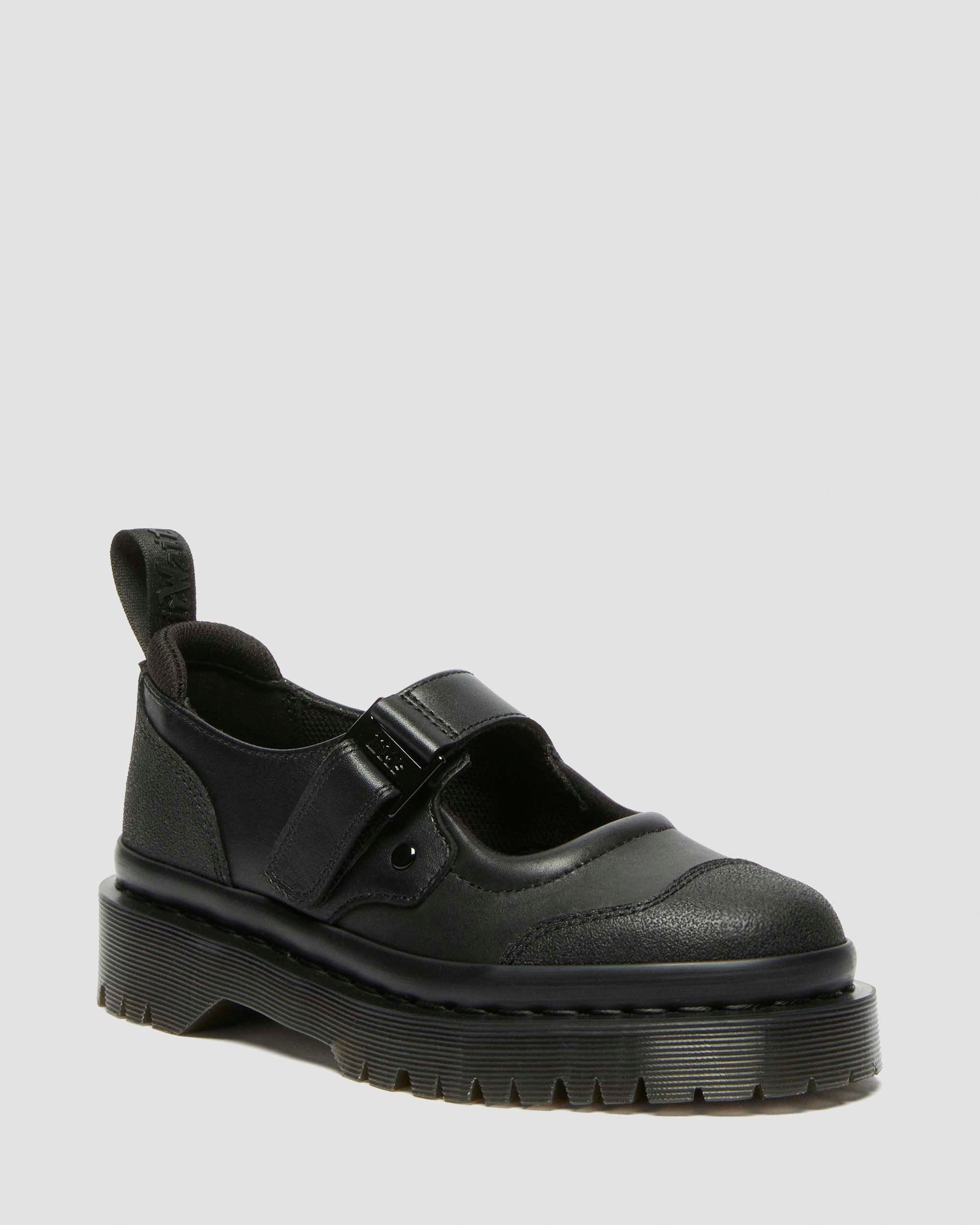 Junior Maccy II Patent Leather Mary Jane Shoes in Black Dr. Martens