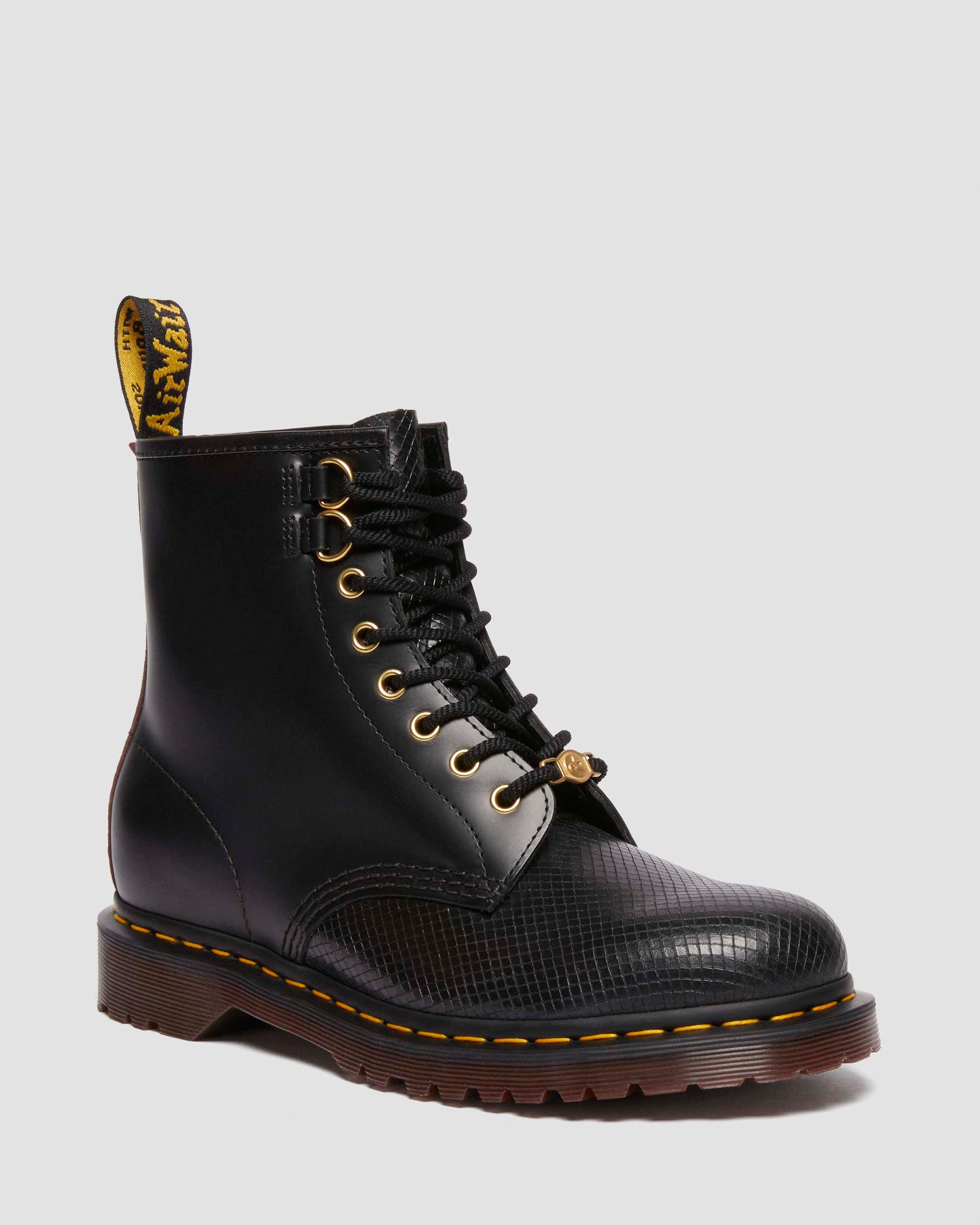 Rose embroidered doc martens online