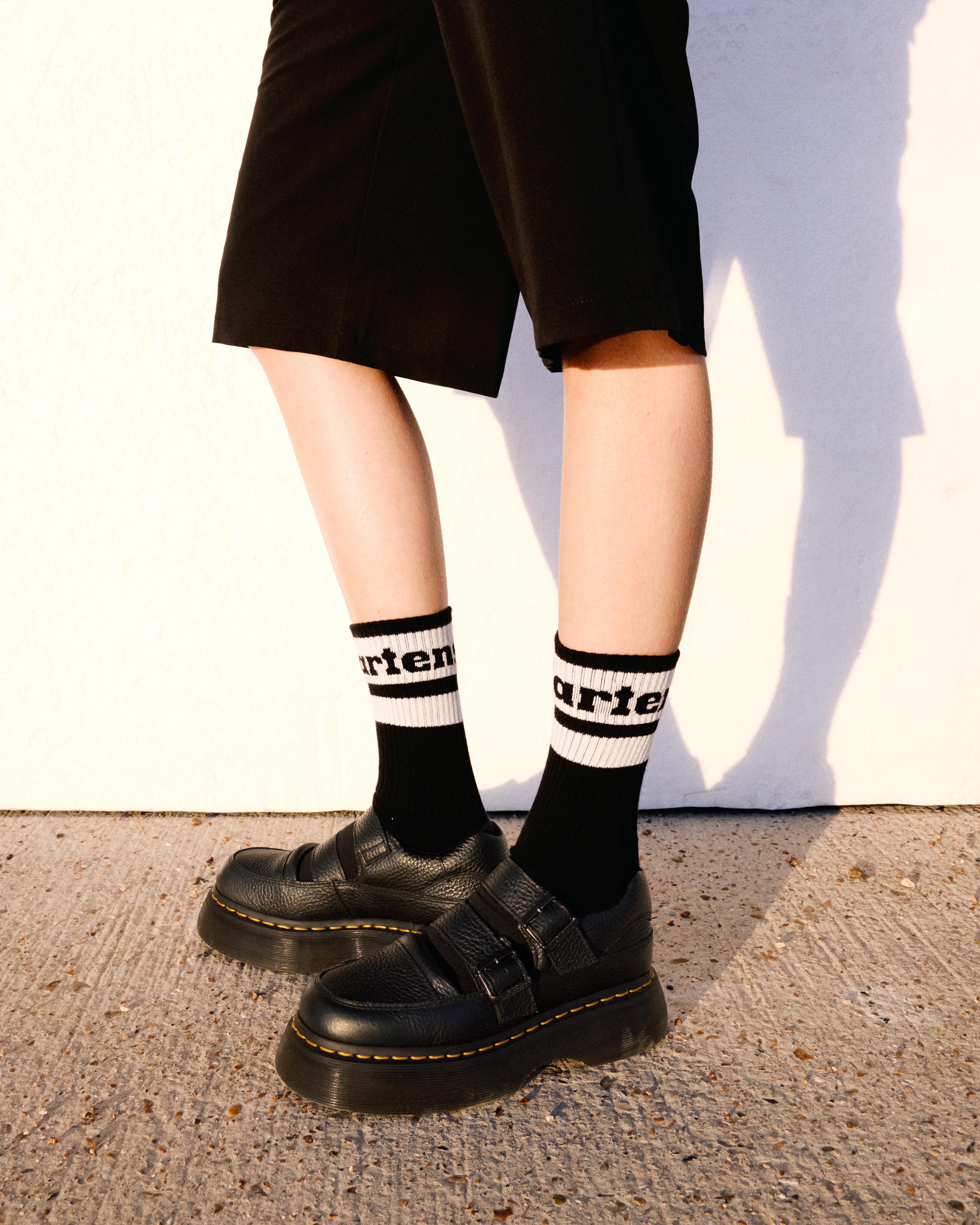 Buzz Milled Nappa Leather Mary Jane Shoes in Black