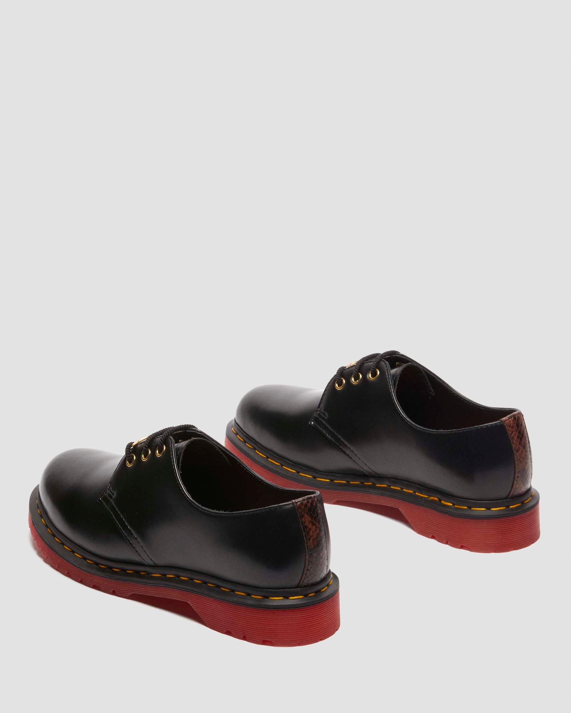 Chaussures 1461 Year of the Snake en cuir a lacets en Noir Dr. Martens