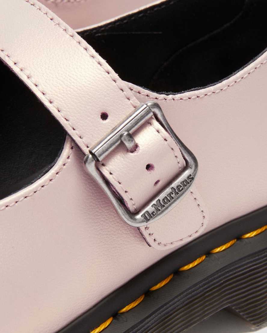 DR. MARTENS' ELPHIE II IRIDESCENT LEATHER MARY JANE SHOES