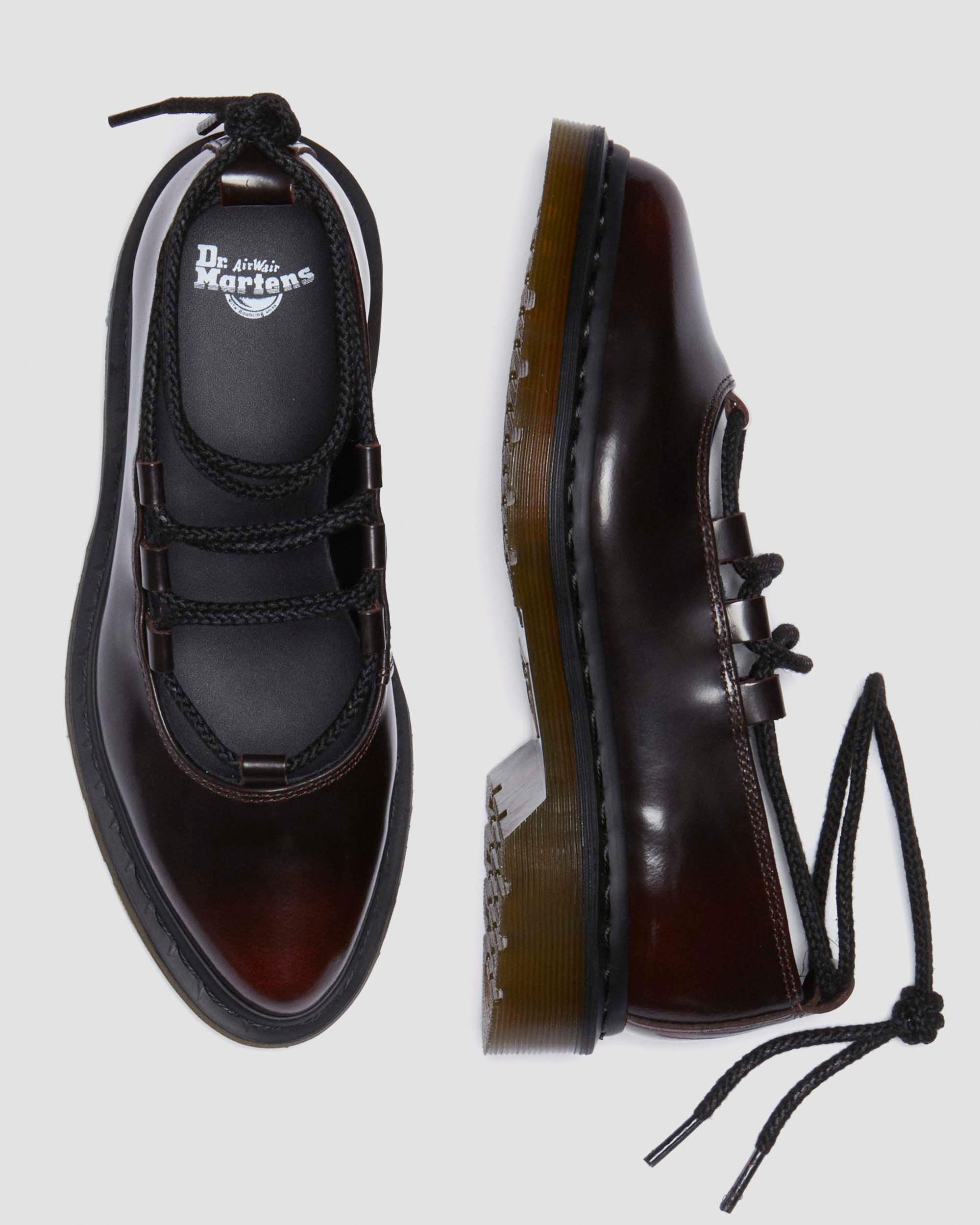 靴 Dr.Martens CORE ELPHIE size25cm UK6 Elphie Ii Virginia Leather Ballet Flats in Black | Dr. Martens