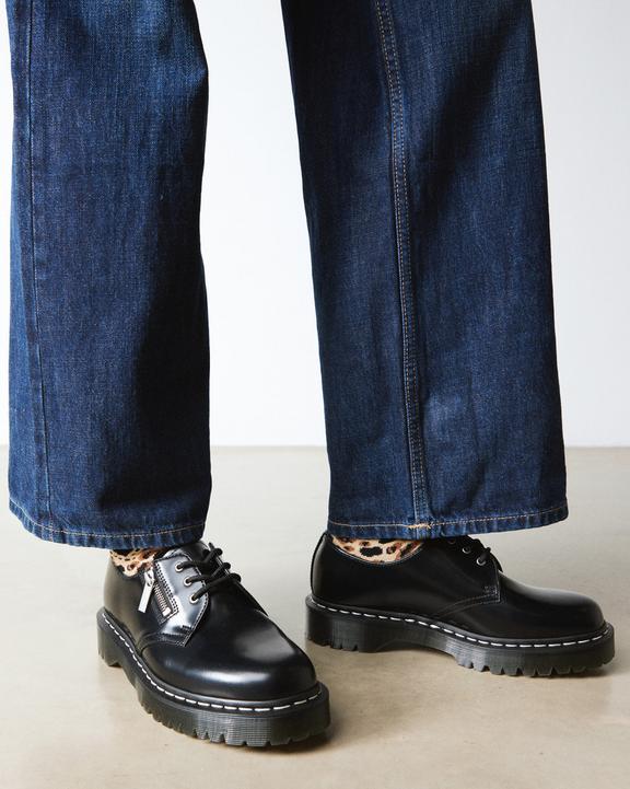 1461 Lace and zip Smooth leather shoes in Black | Dr. Martens 1461 Lace and zip Smooth leather shoes in Black | Dr. Martens