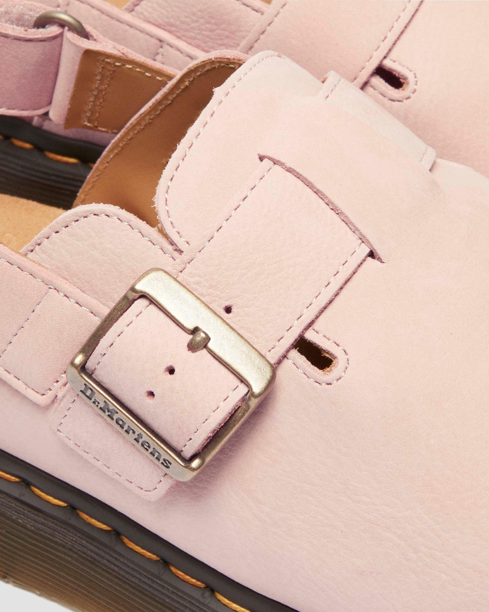 Puuteripinkki Jorge Ii Nubuck Leather Mules