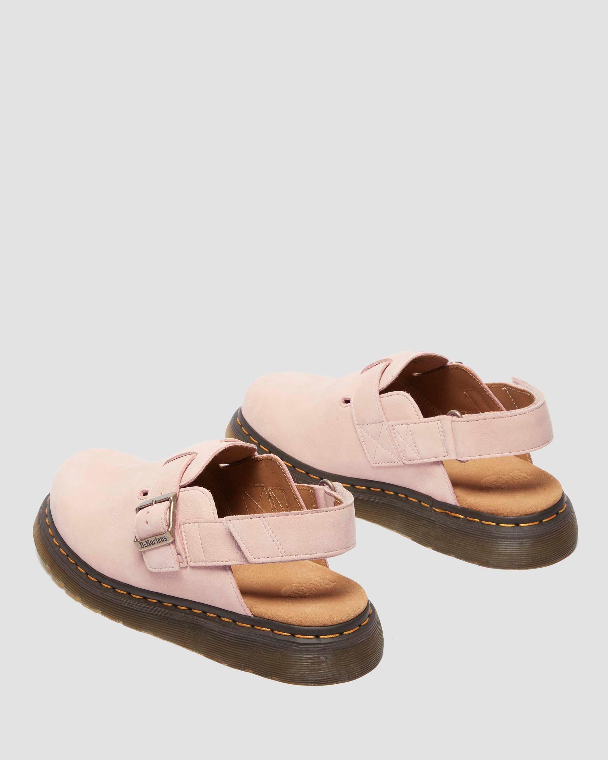 Puuteripinkki Jorge Ii Nubuck Leather Mules