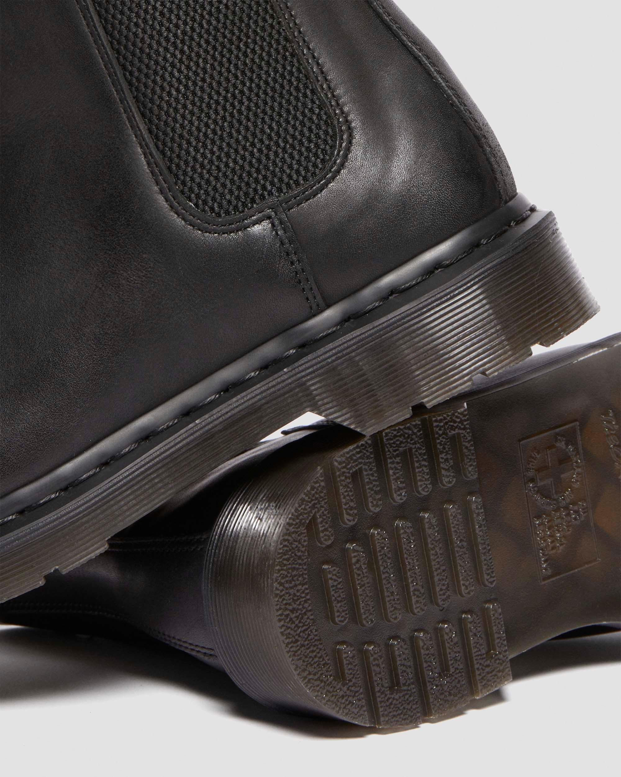 Graeme Analine Leren Chelsea Boots in Black
