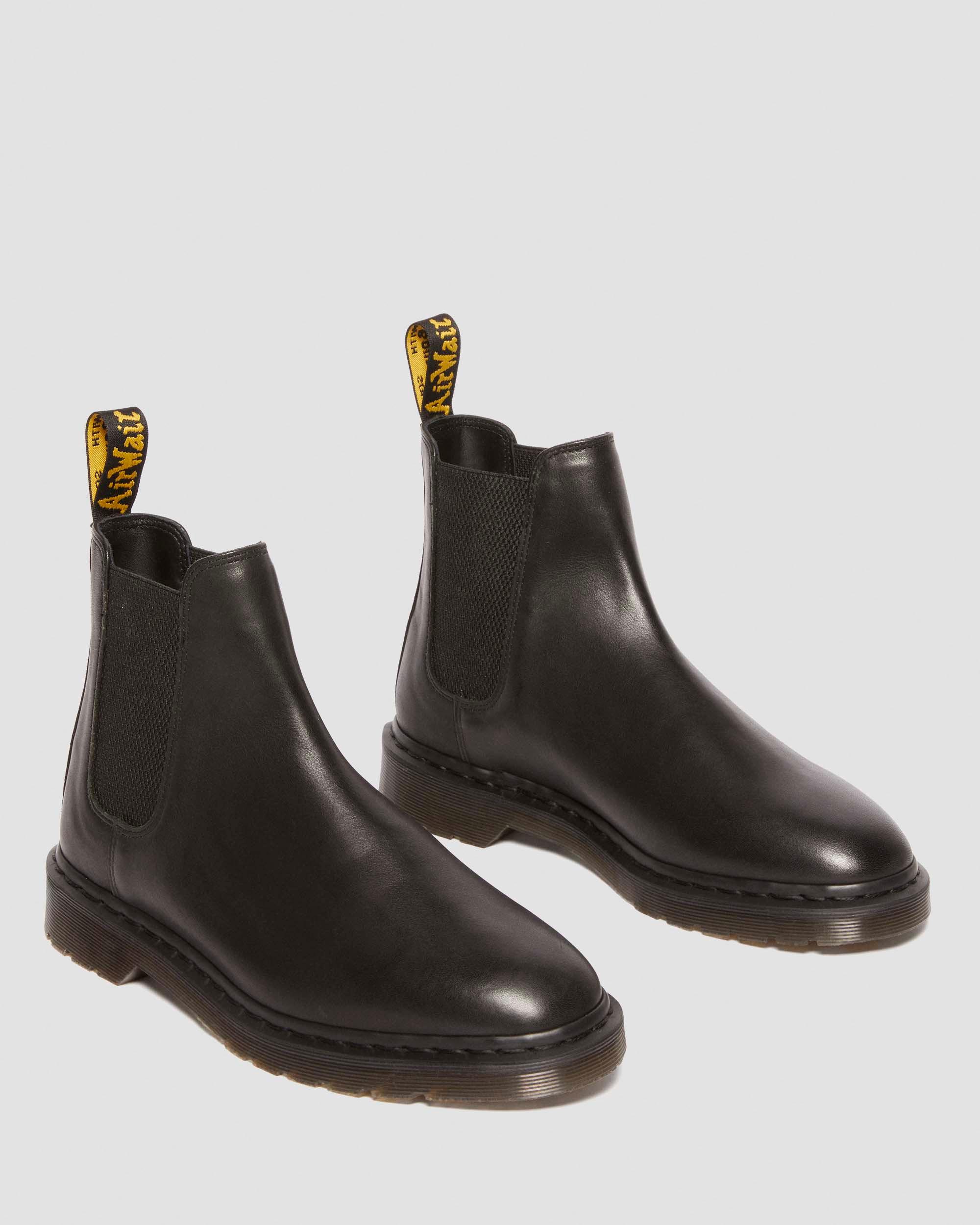 Graeme Analine Leren Chelsea Boots in Black