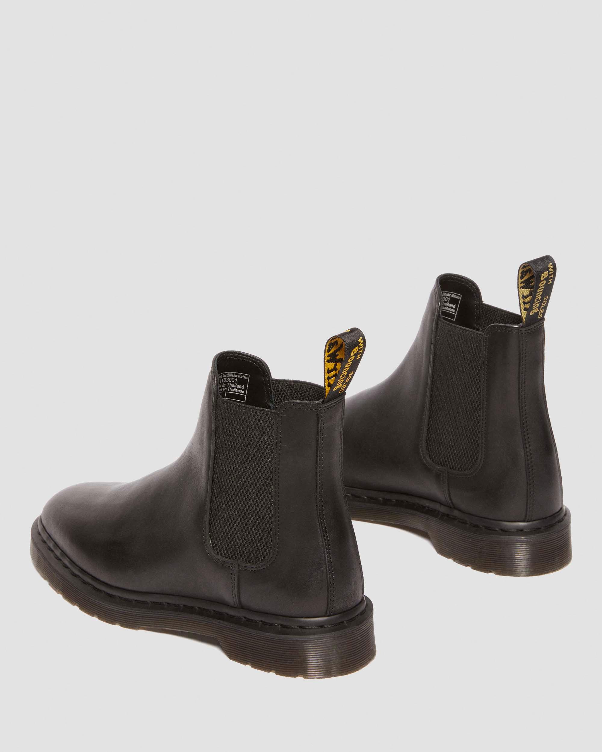 Graeme Analine Leren Chelsea Boots in Black