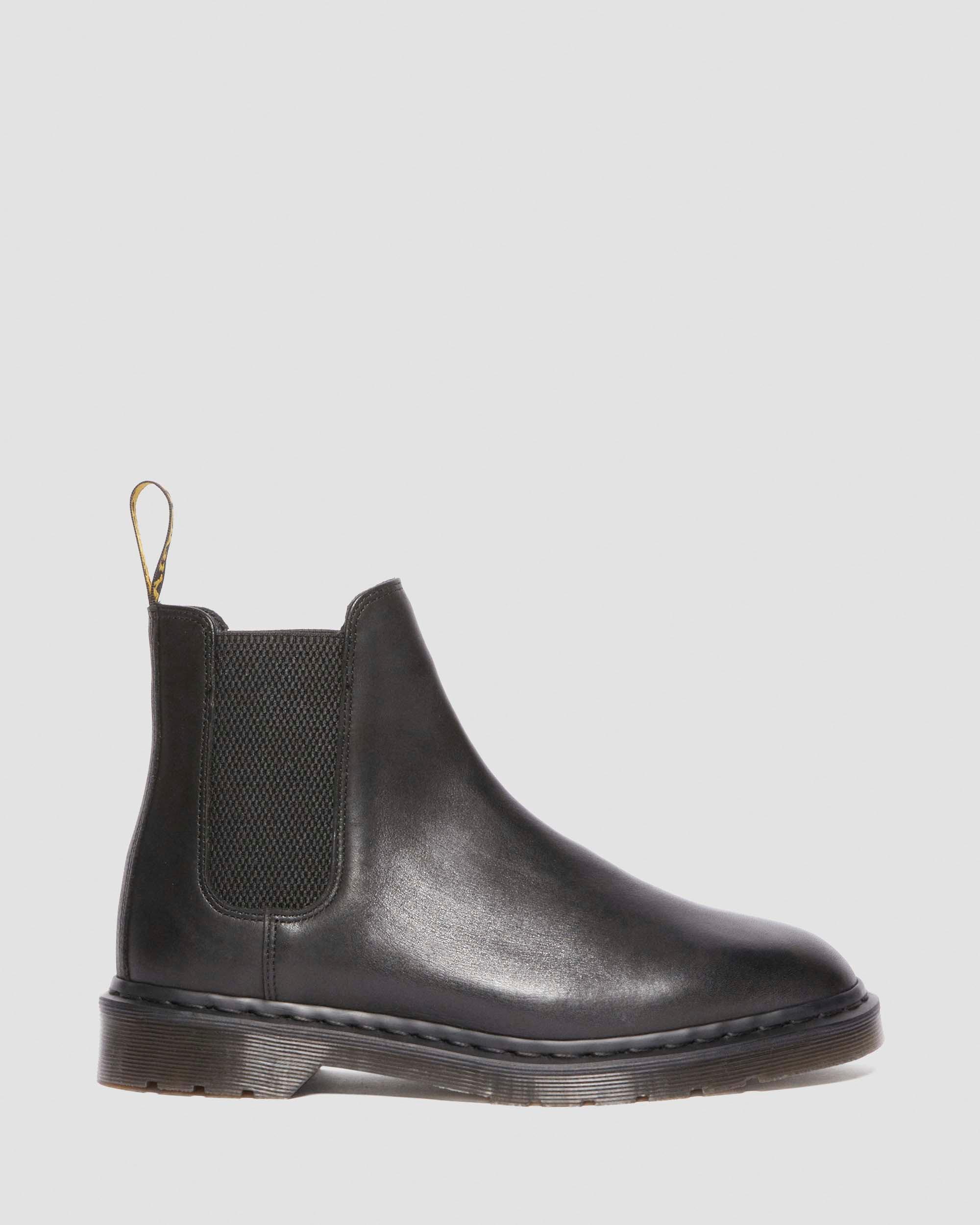 Graeme Analine Leren Chelsea Boots in Black