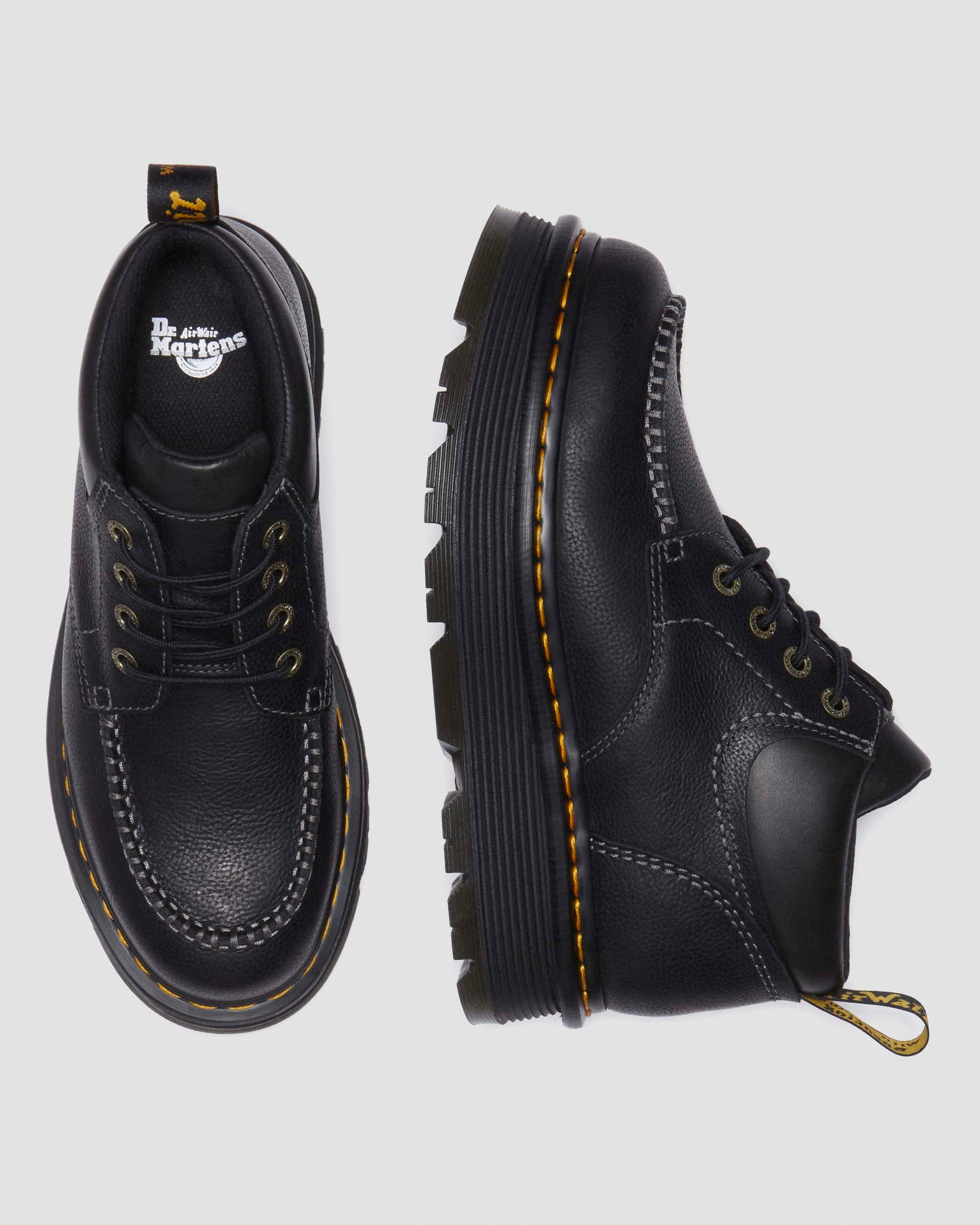 大勧め Zebzag Leather Casual 4-Eye Lace-Up Boots in Black | Dr. Martens 靴