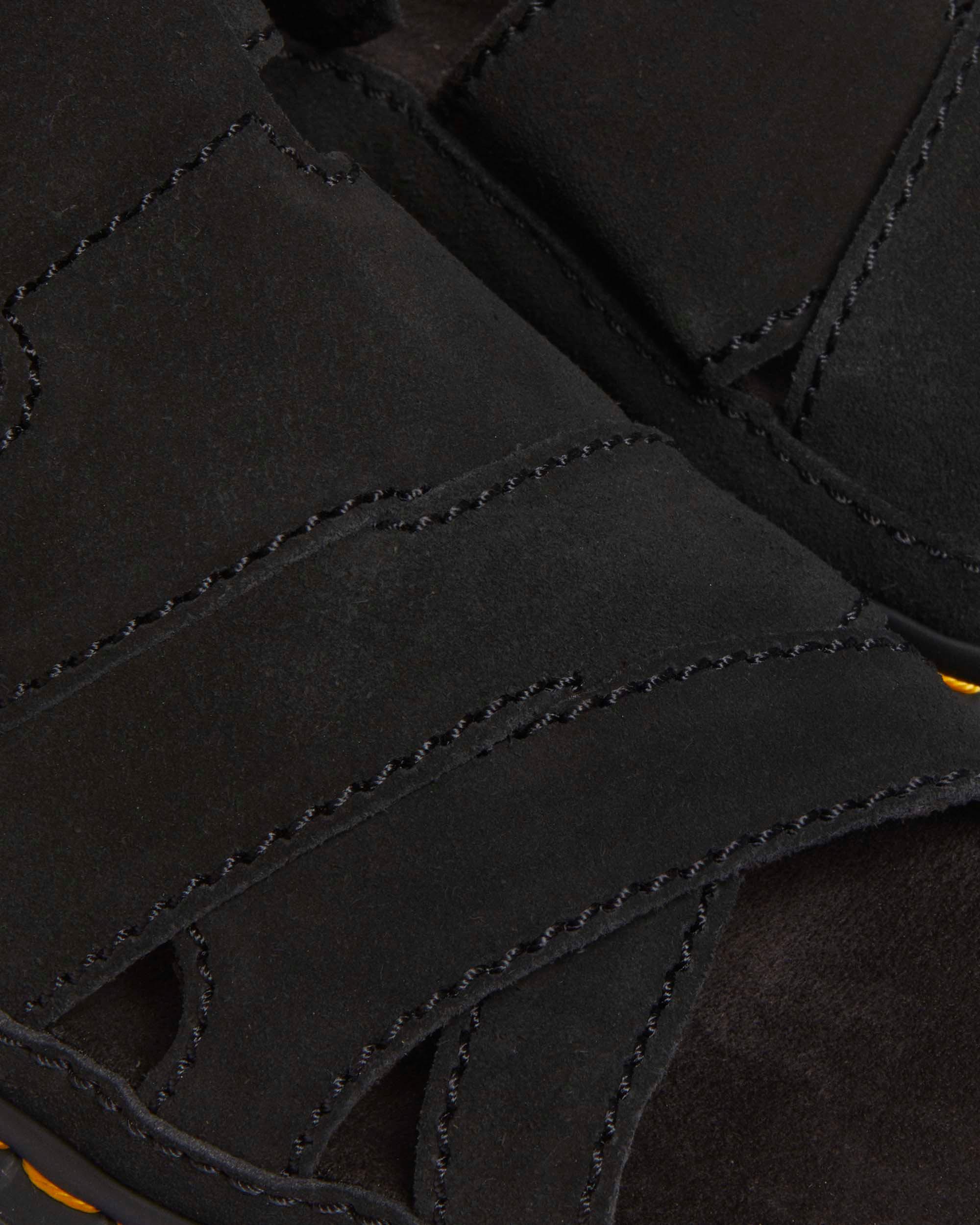 Dr. Martens' Maxxy Slide Buttersoft Leather Sandals In Black