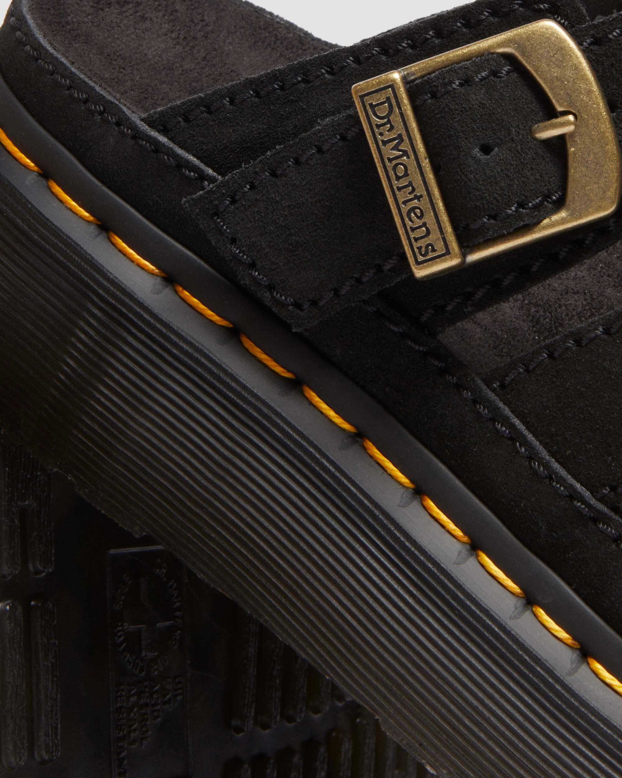 Maxxy Slide Buttersoft leather sandals in Black | Dr. Martens