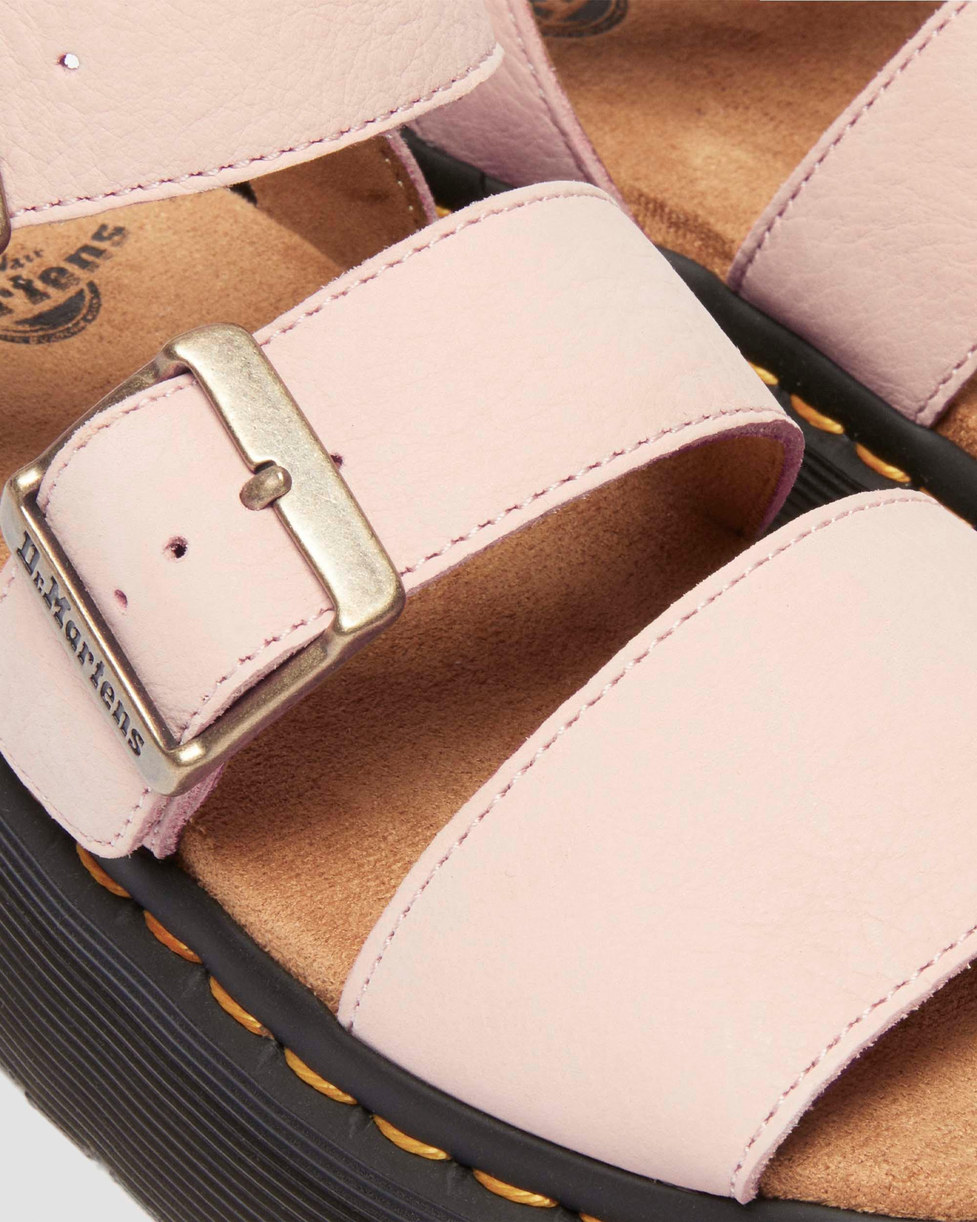 Gryphon Quad Nubuck Sandalen in Puderrosa