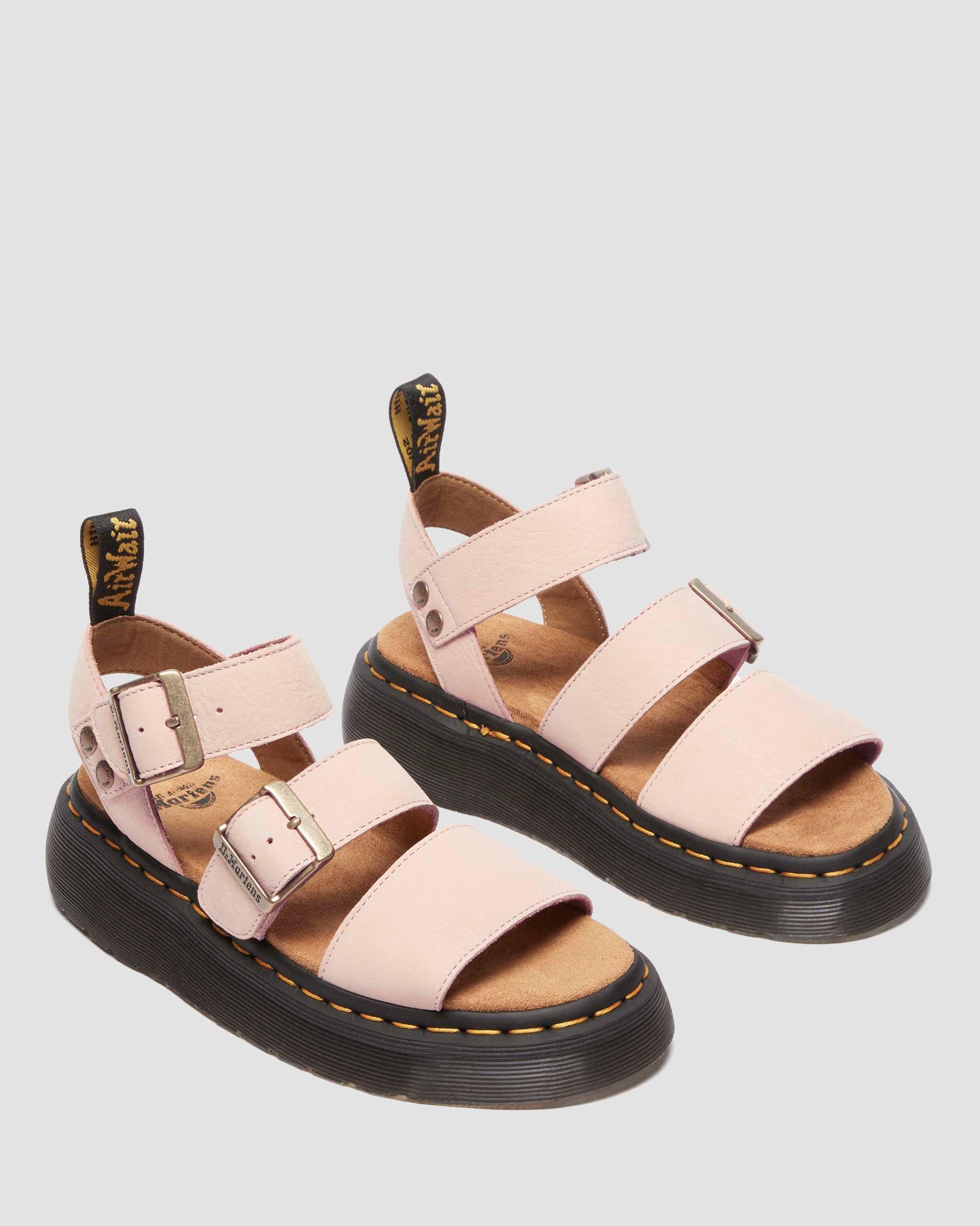 Gryphon Quad Nubuck Sandalen in Puderrosa