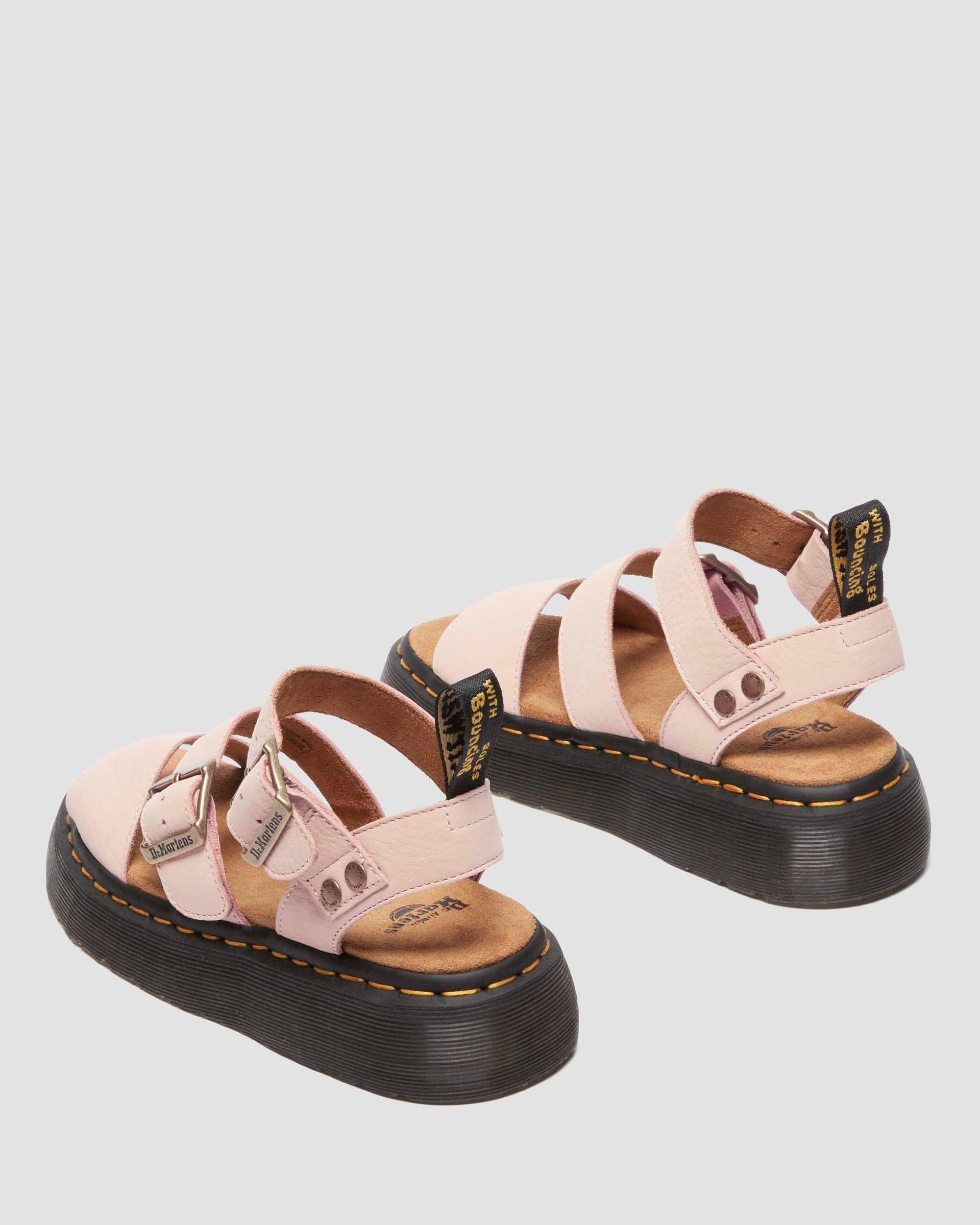 Gryphon Quad Nubuck Sandalen in Puderrosa