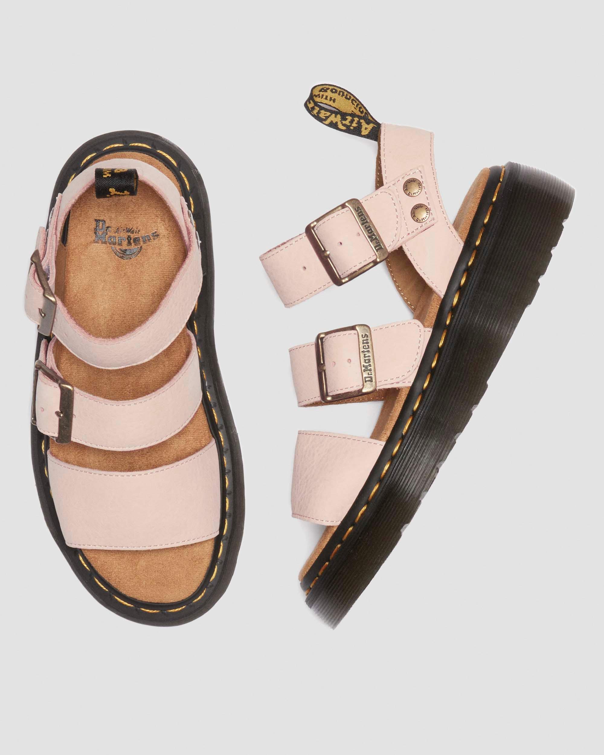 Gryphon Quad Nubuck Sandalen in Puderrosa