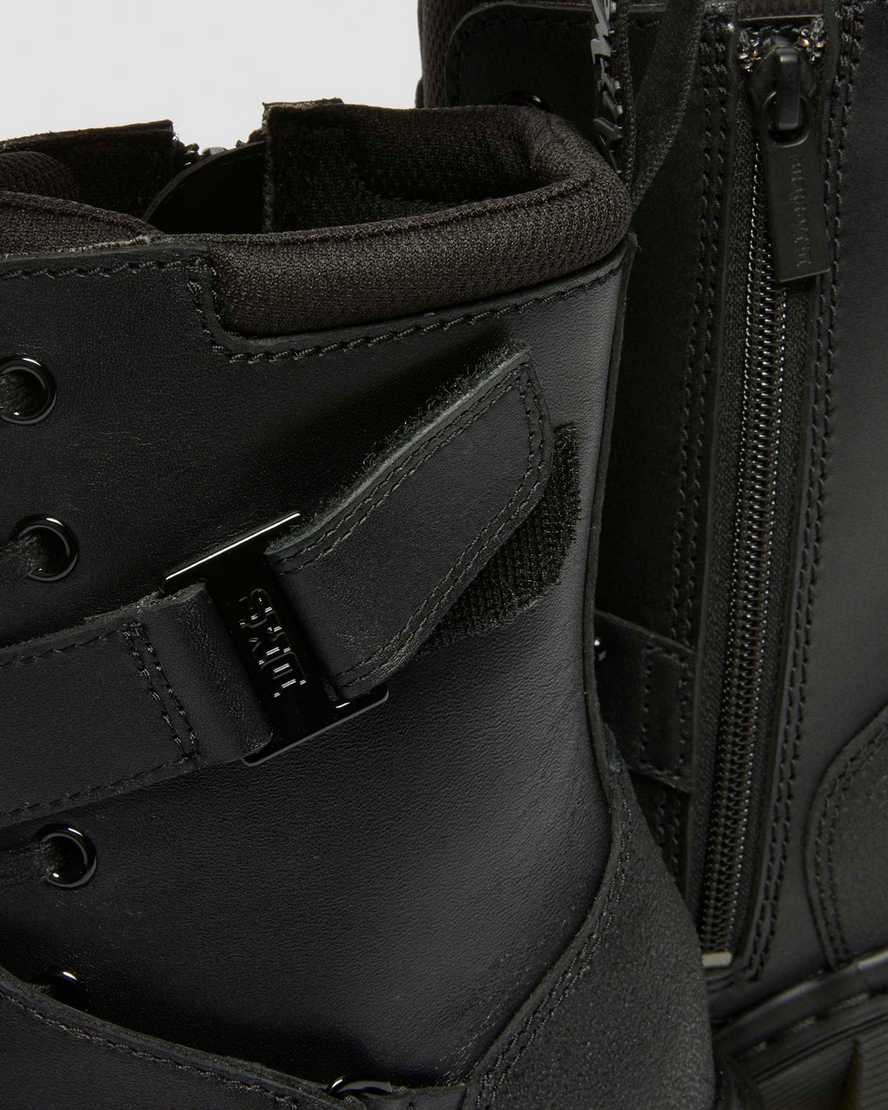 DR. MARTENS' CHESNEY TECH STRAP EIGHT EYE HEELED BOOTS