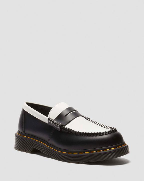 Penton two-tone Smooth leather loafers in Black | Dr. Martens Penton two-tone Smooth leather loafers in Black | Dr. Martens