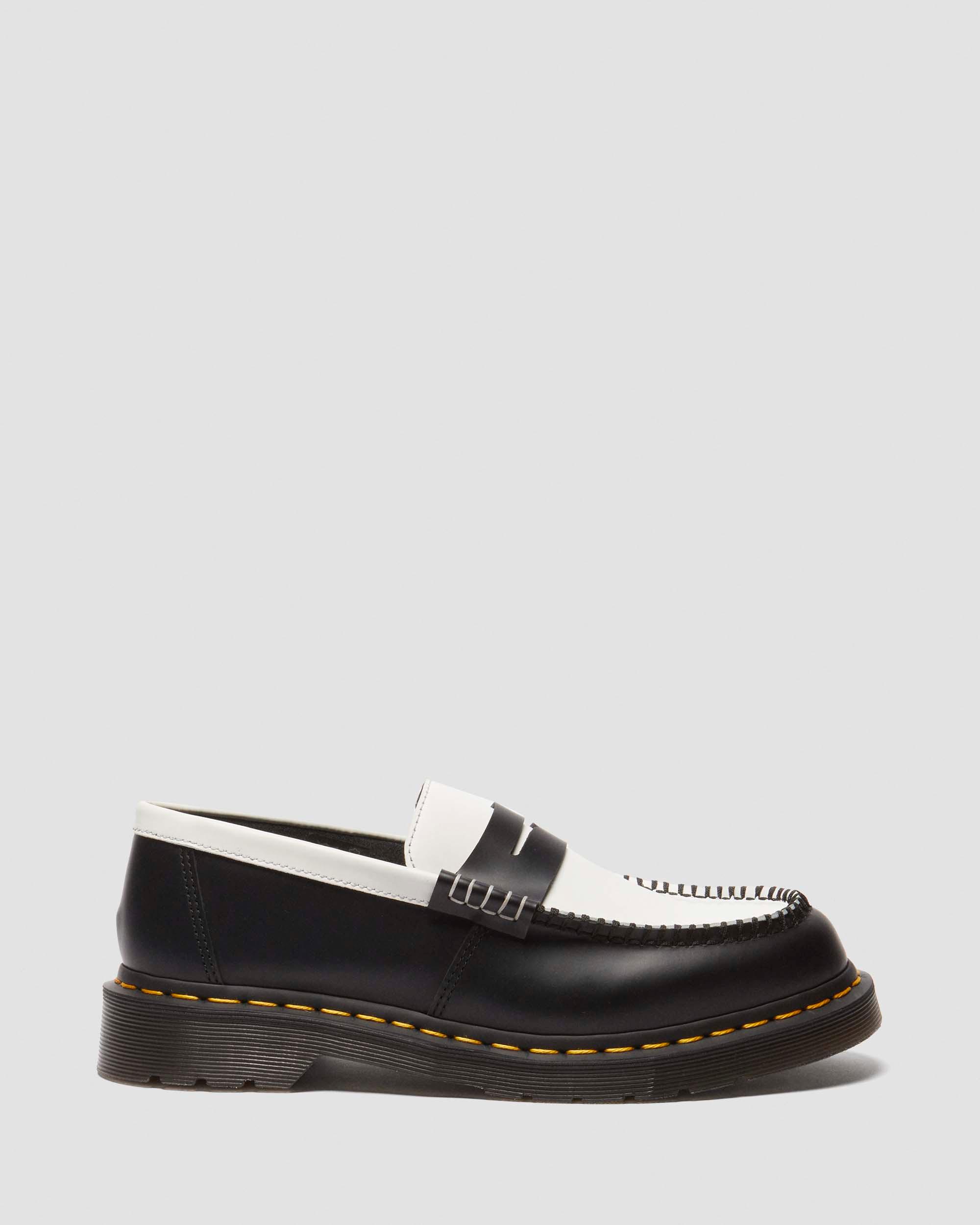 Dr. Martens' Dr. Martens Penton Two-tone Penny Loafer In Black