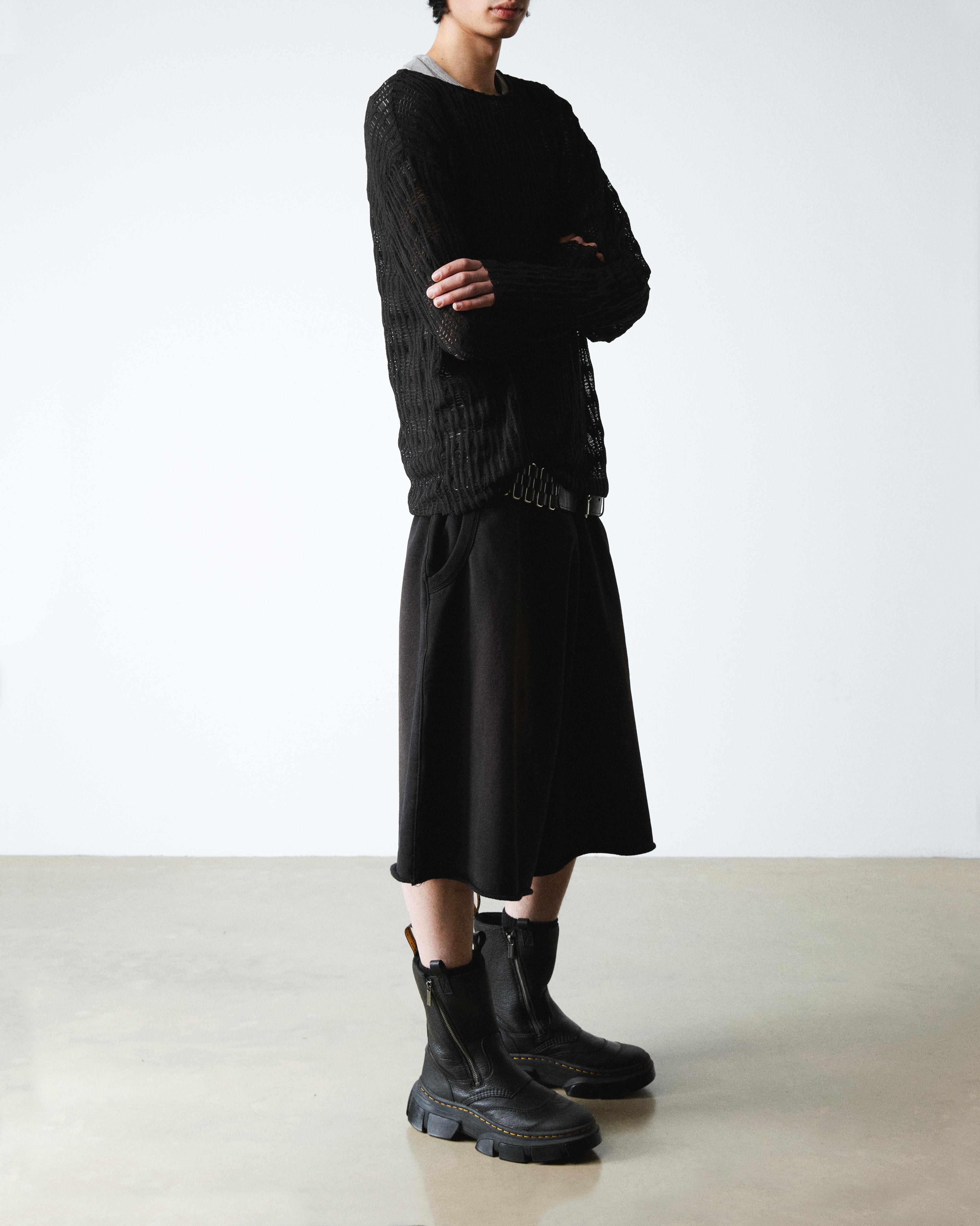 Dr. Martens' Dmxl Leder Biker Stiefel In Black