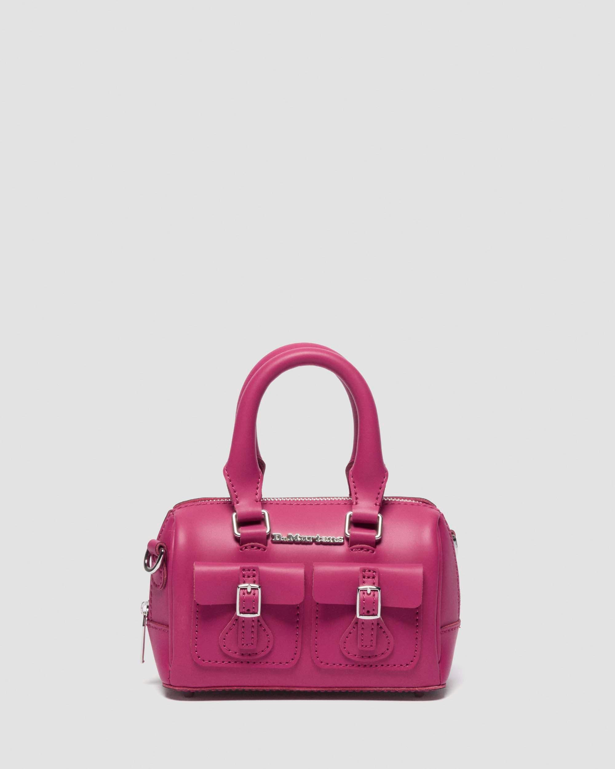 Mini Top Handle Leather Bag in Pink
