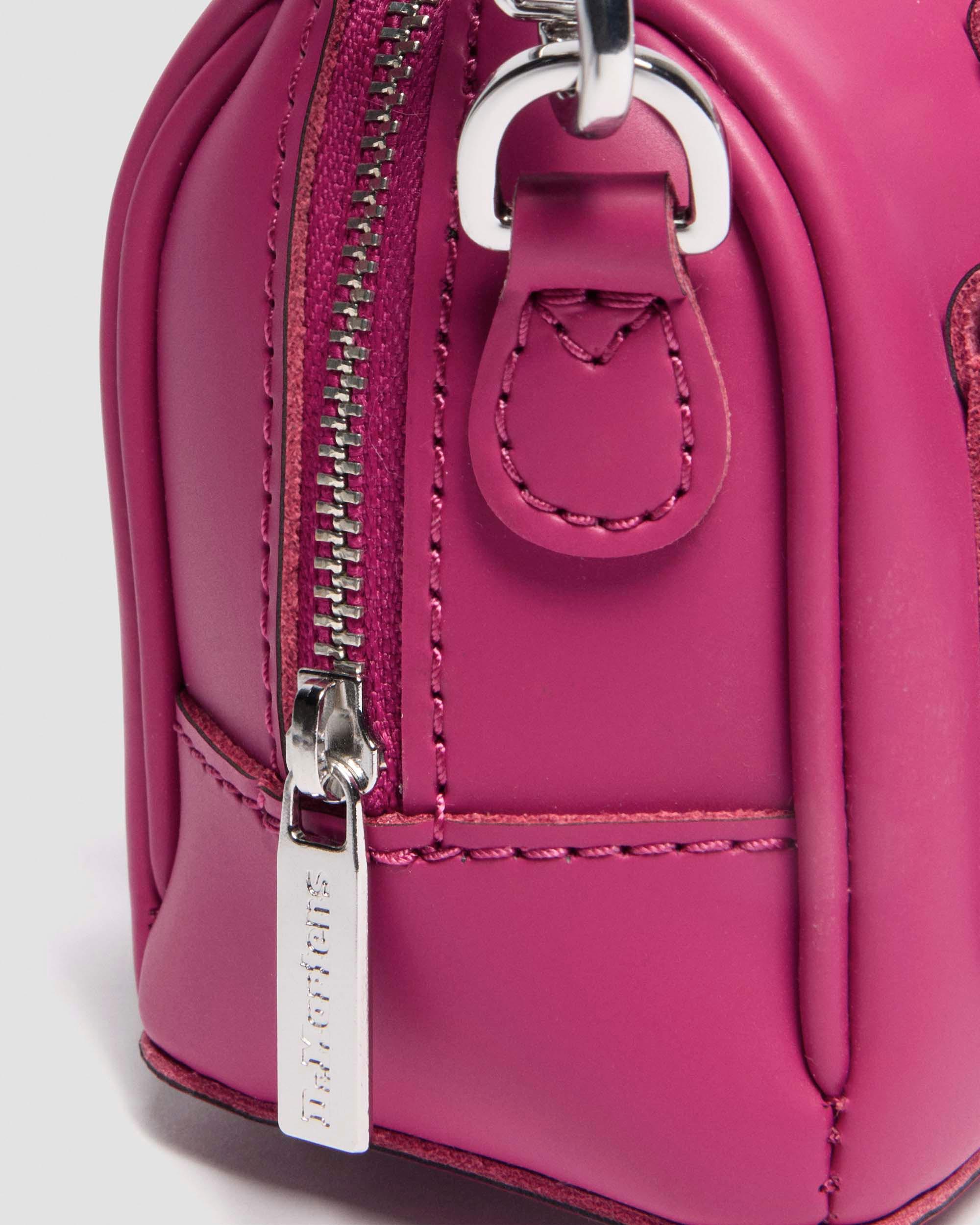 Mini Top Handle Leather Bag in Pink