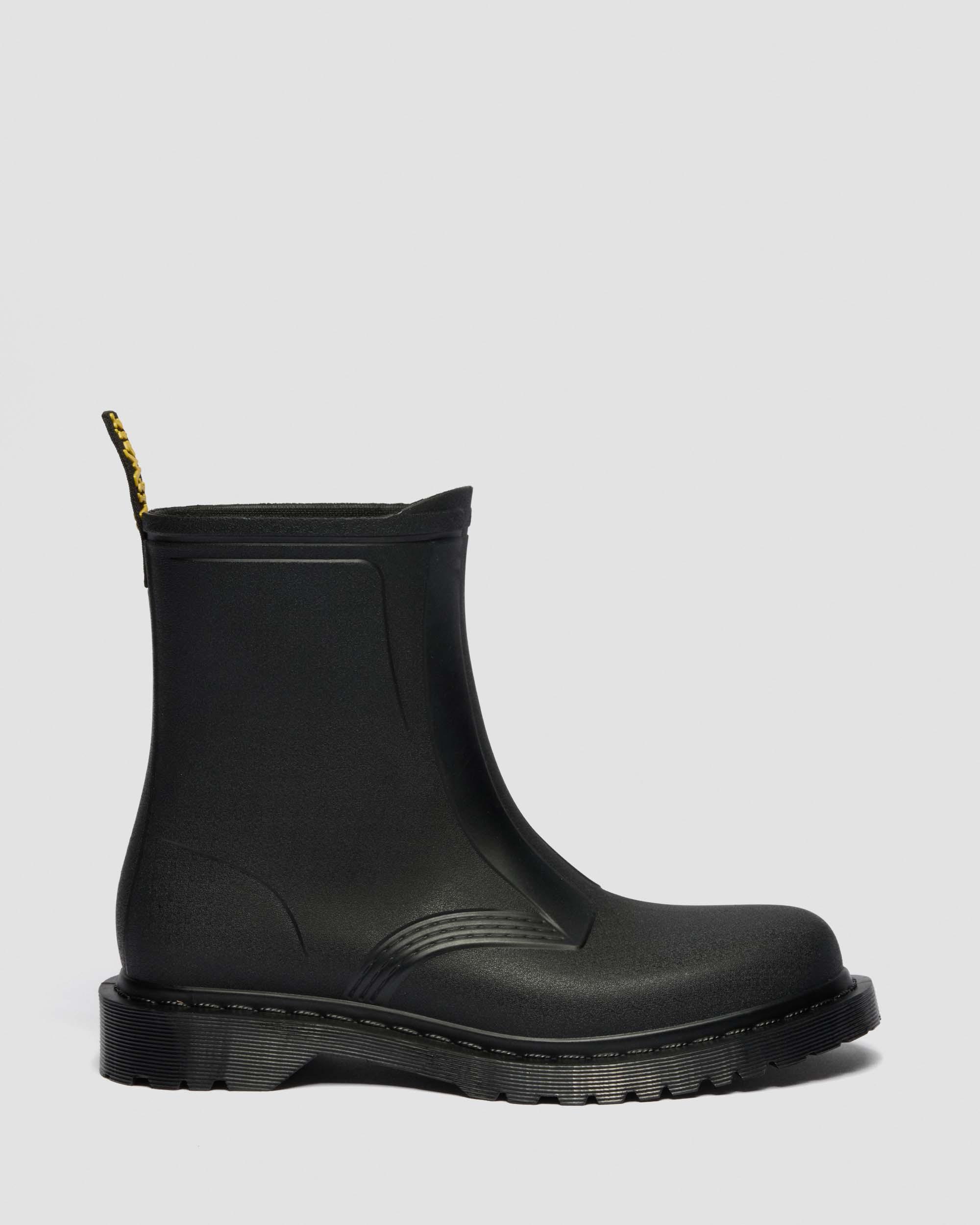 1460 Rain Waterproof Boots in BLACK PVC