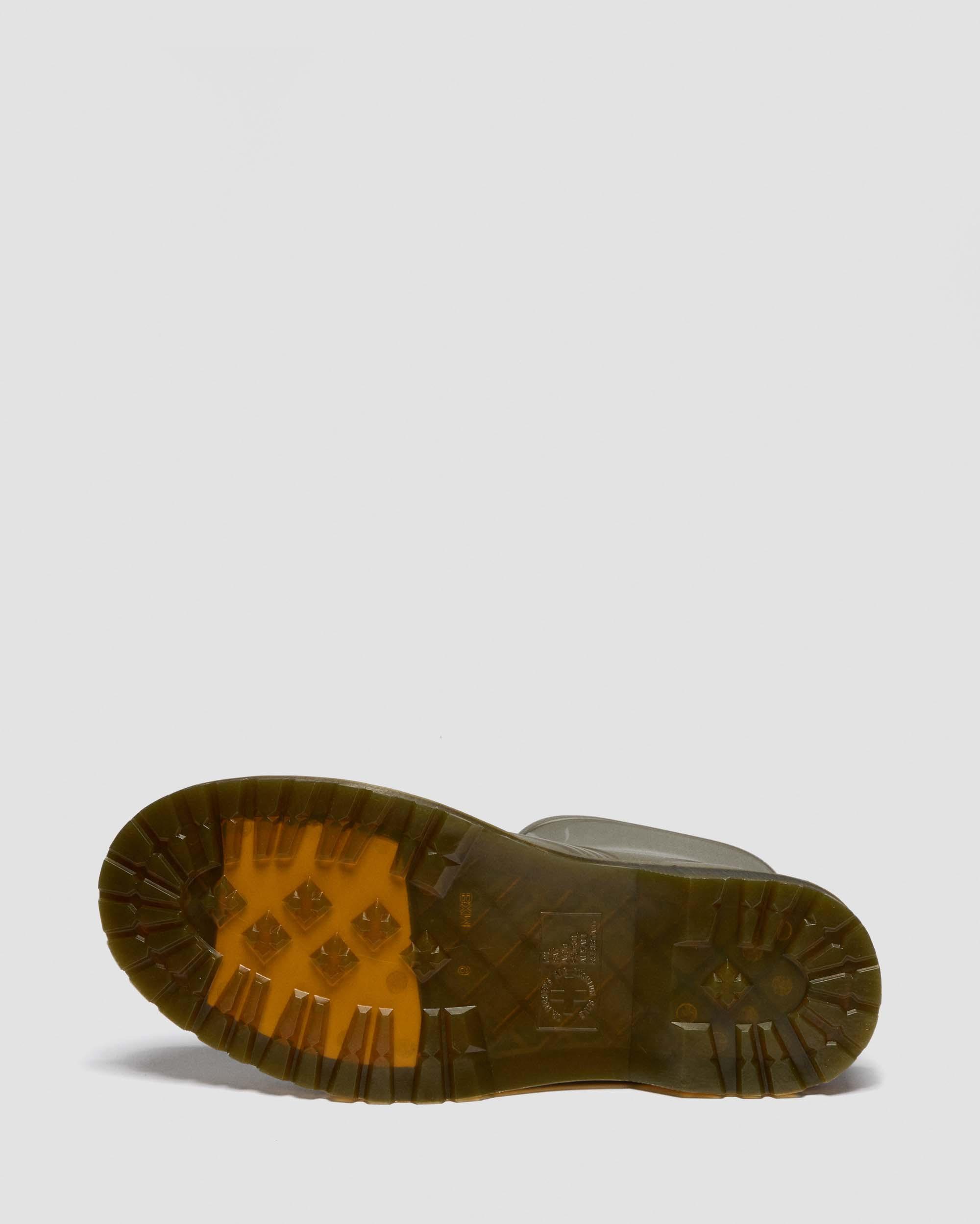 Stivali 1460 Rain  in Verde Oliva Verde