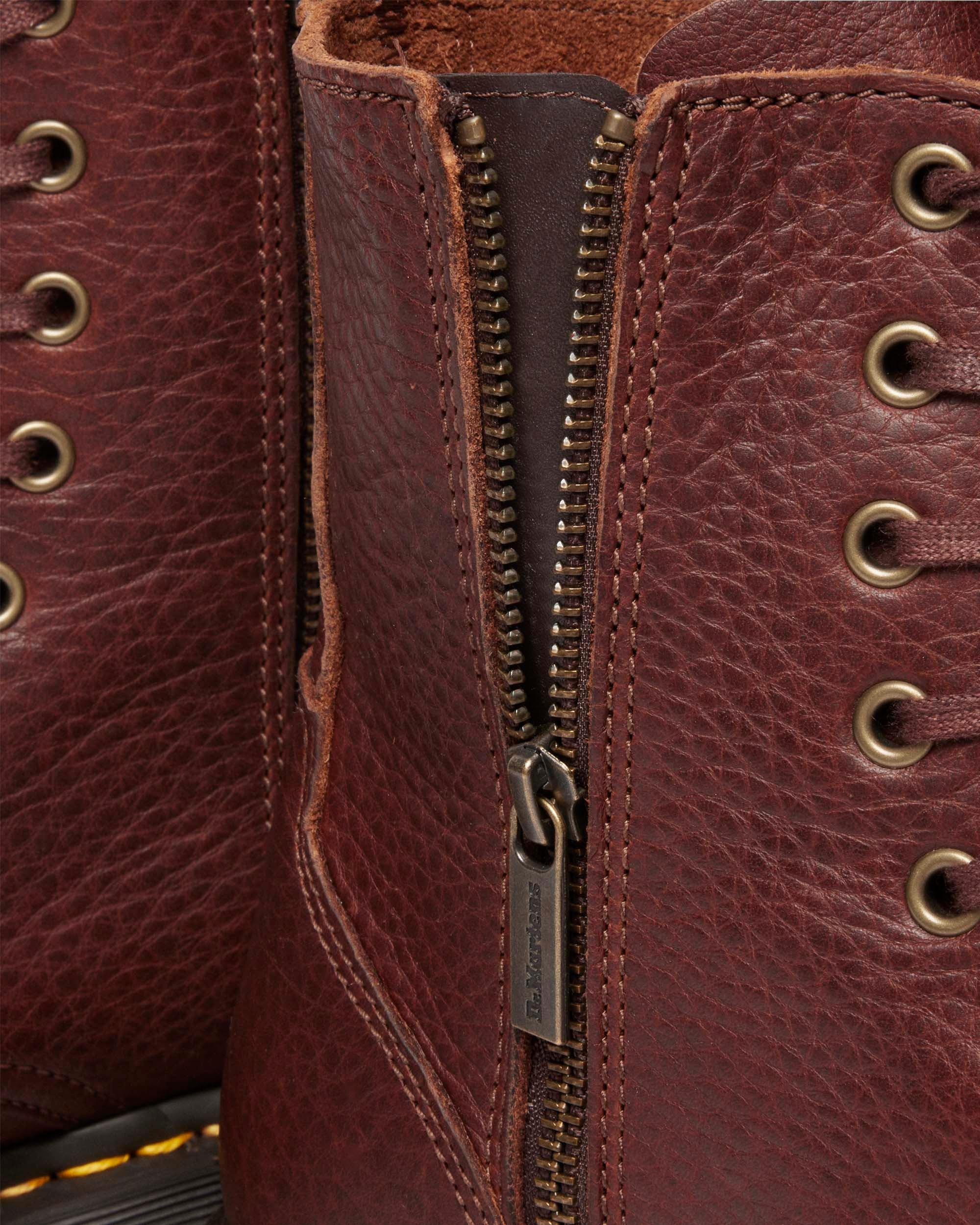 Jadon Ambassador Soft Leather Platorm Boots in Cashew