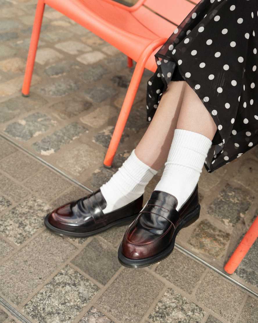 Dr. Martens' Temara Arcadia Leather Loafers In Black