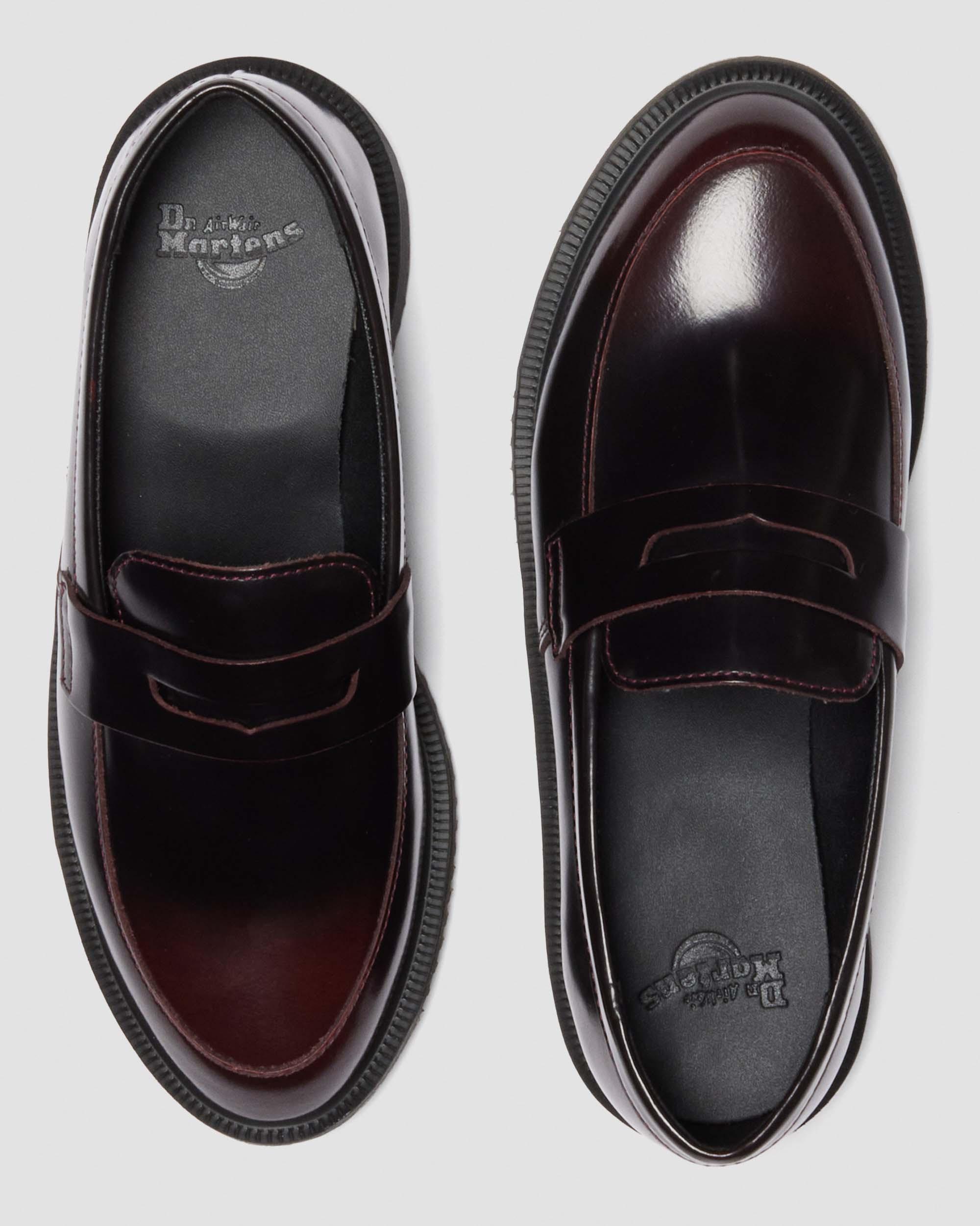 Mocassins Temara en cuir Arcadia in Rouge Cherry Red