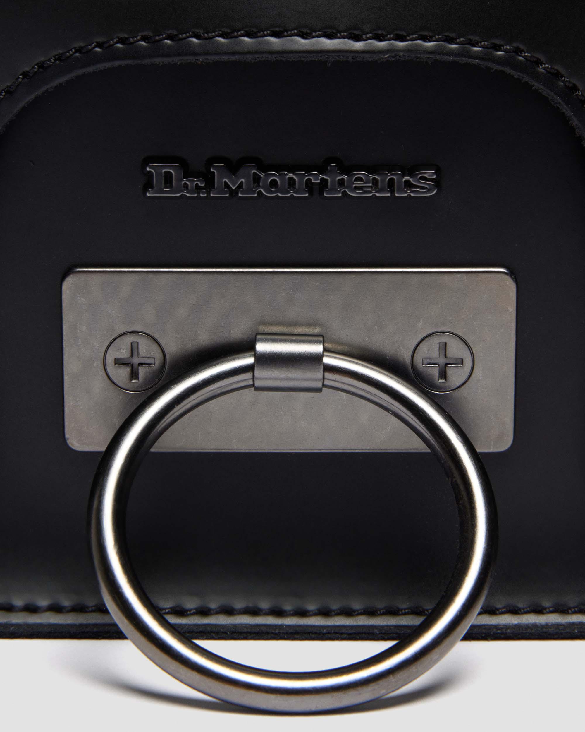 Dr. Martens' 7 Inch Kiev Leather Hardware Satchel In Black