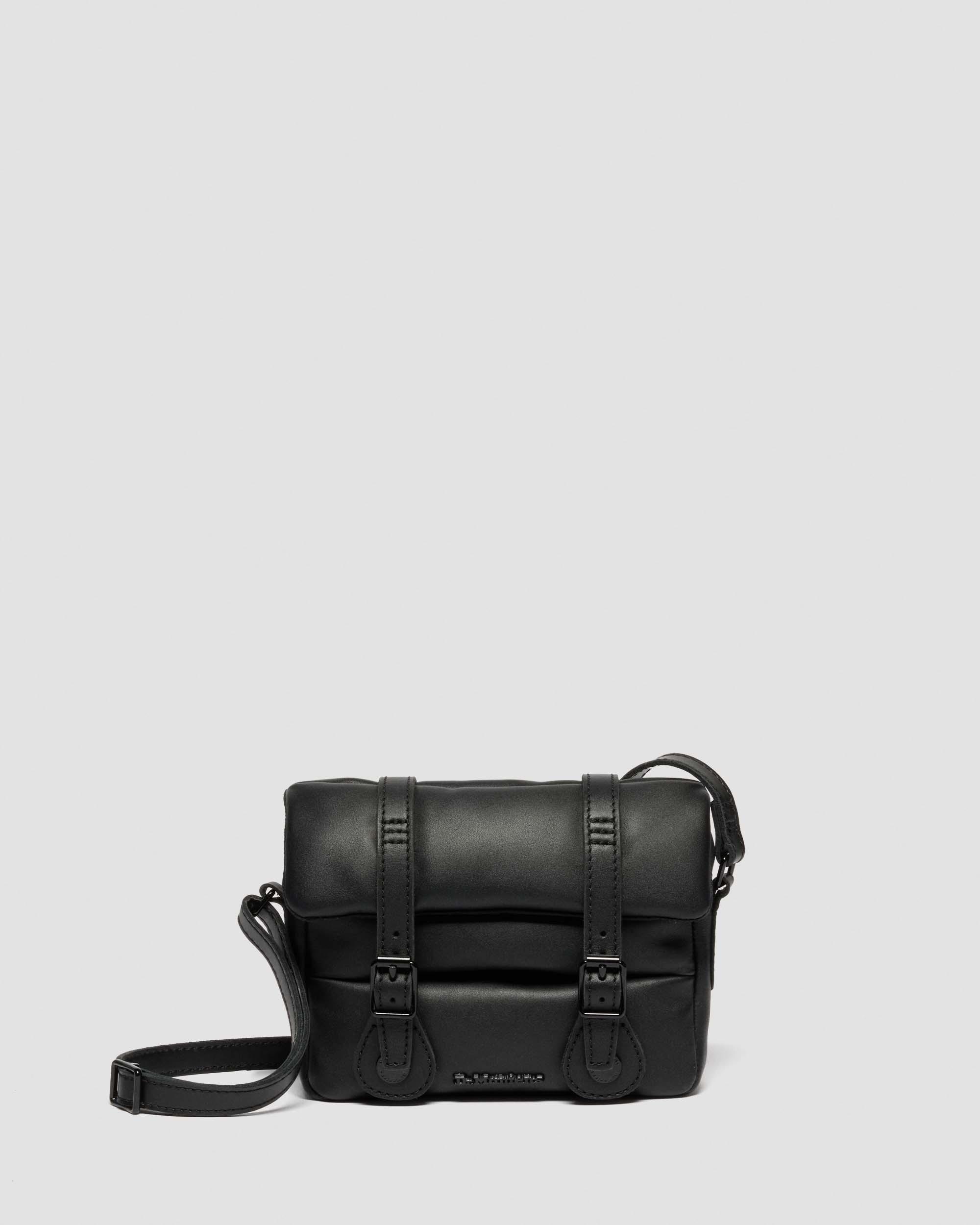 7 Inch Padded Leather Satchel in BLACK | Dr. Martens™