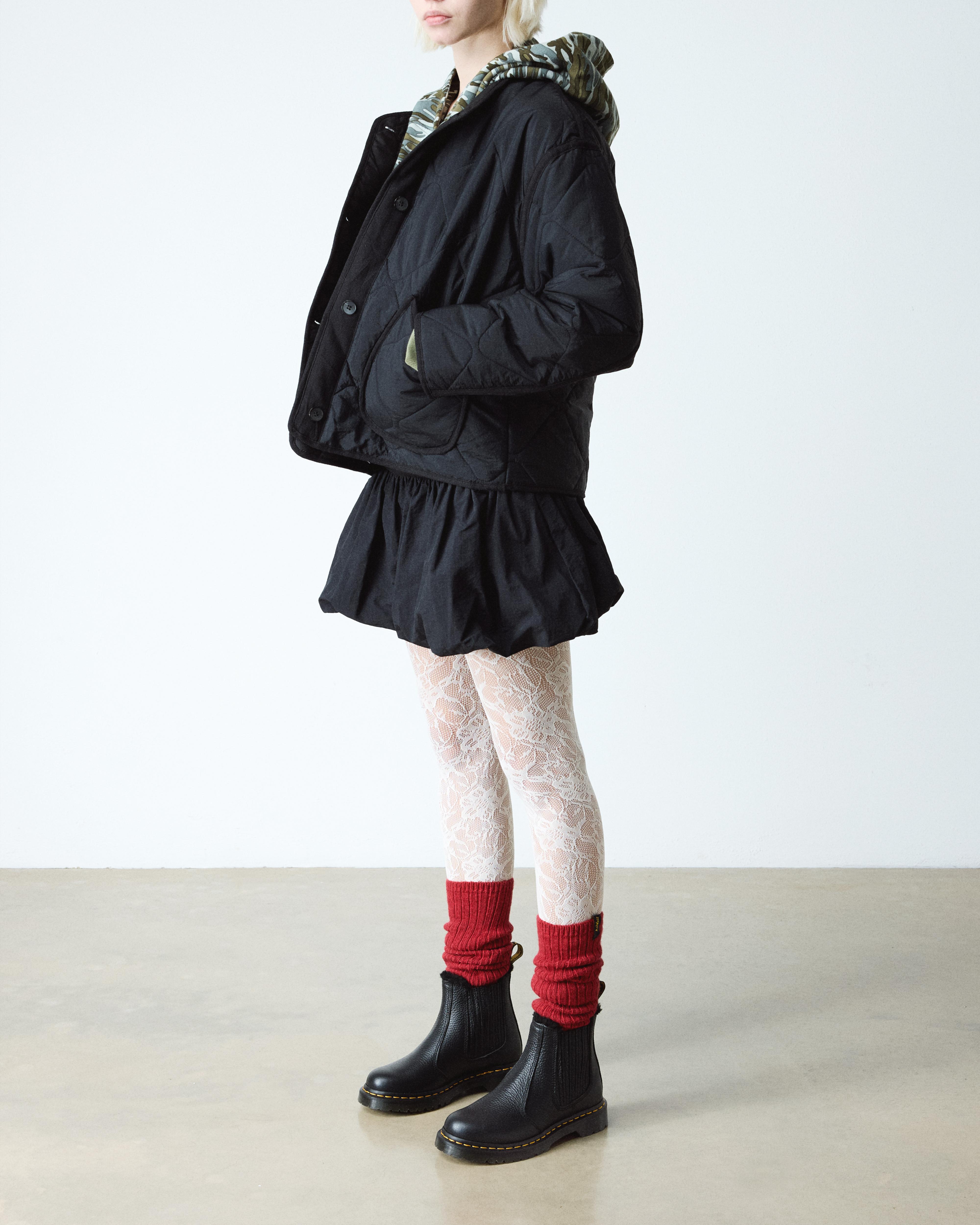 STIVALETTI CHELSEA LEONORE II 2976 IN PELLE CON RIVESTIMENTO IN PELLICCIA SINTETICA in Nero