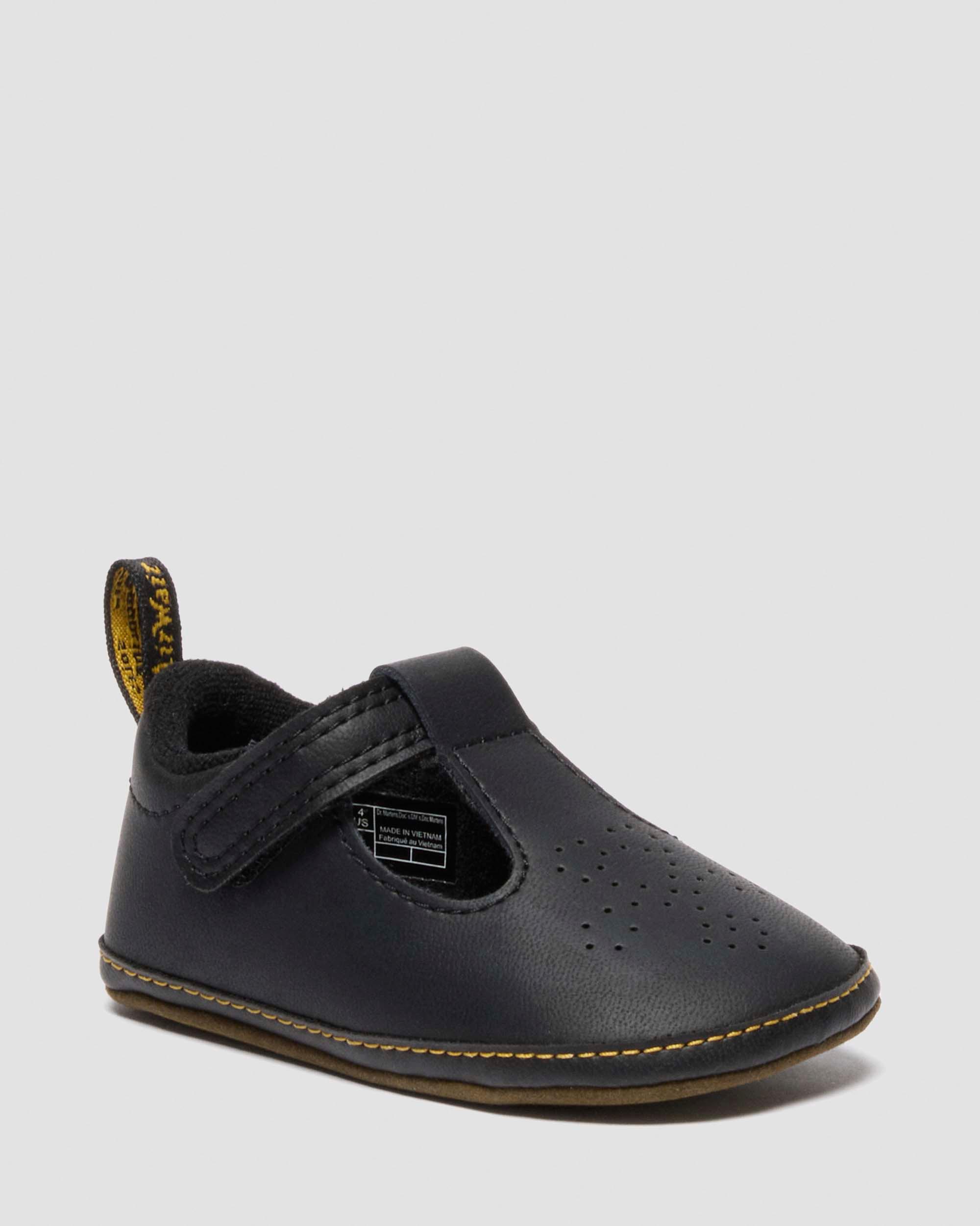 NEWBORN POLLEY PU-COATED LEATHER MARY JANE SHOES