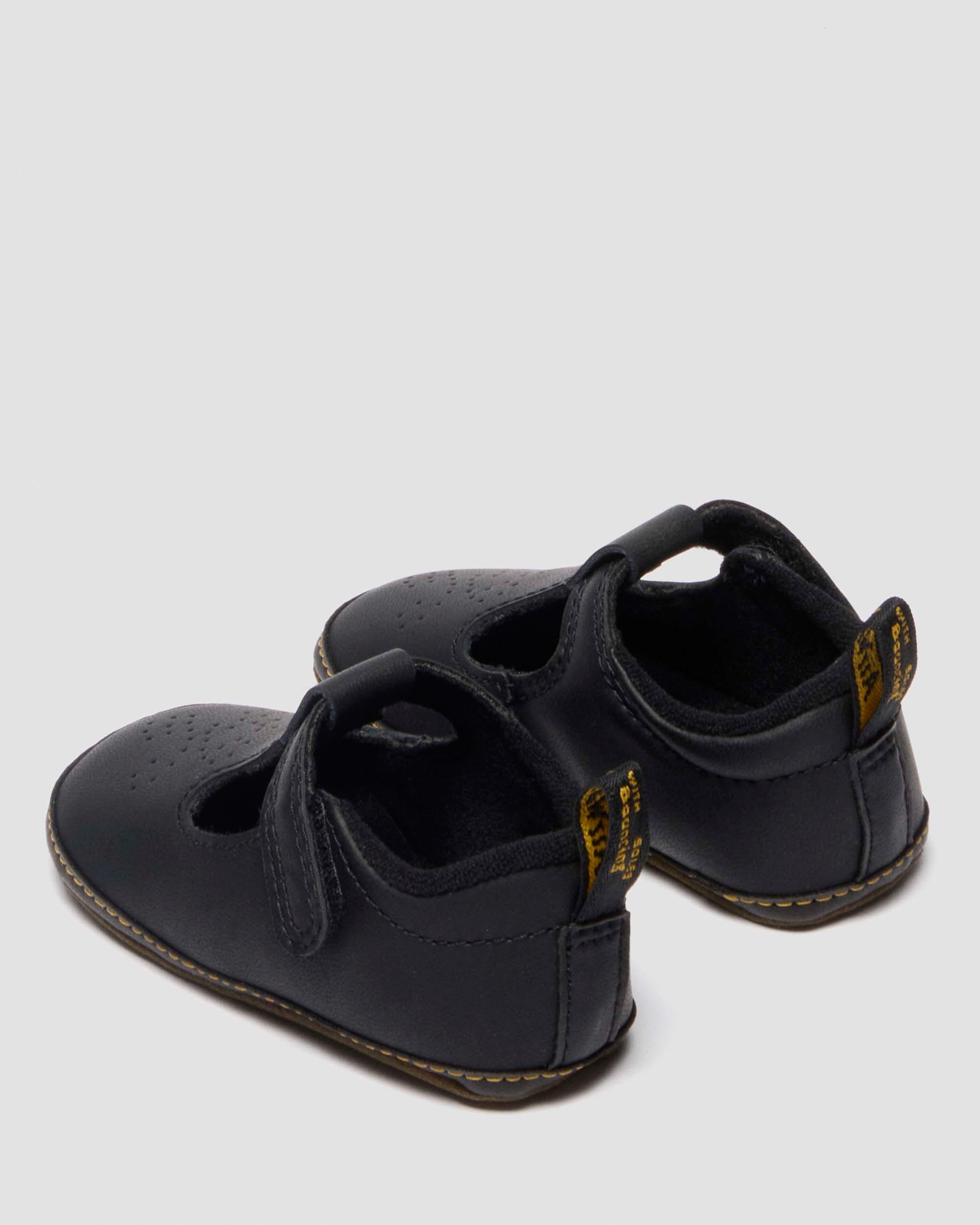 NEWBORN POLLEY PU-COATED LEATHER MARY JANE SHOES