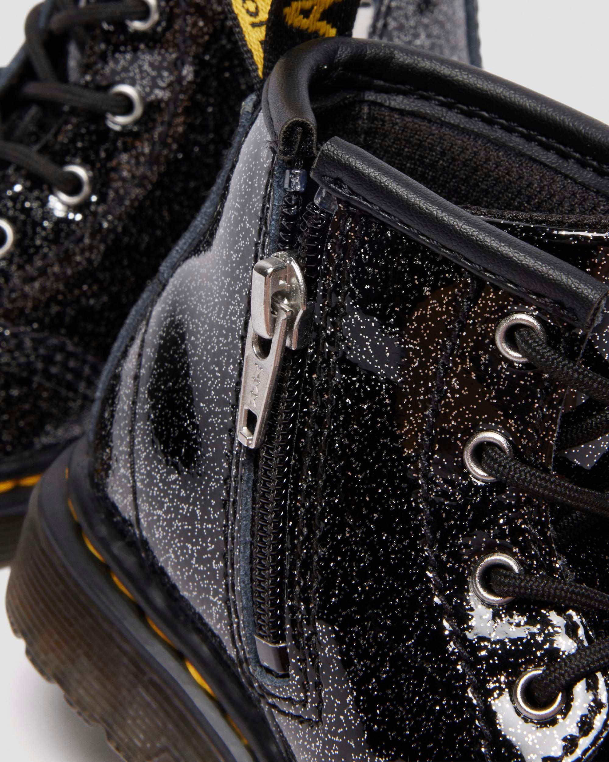 INFANT 1460 GLITTER PATENT LEATHER BOOTS in Martens