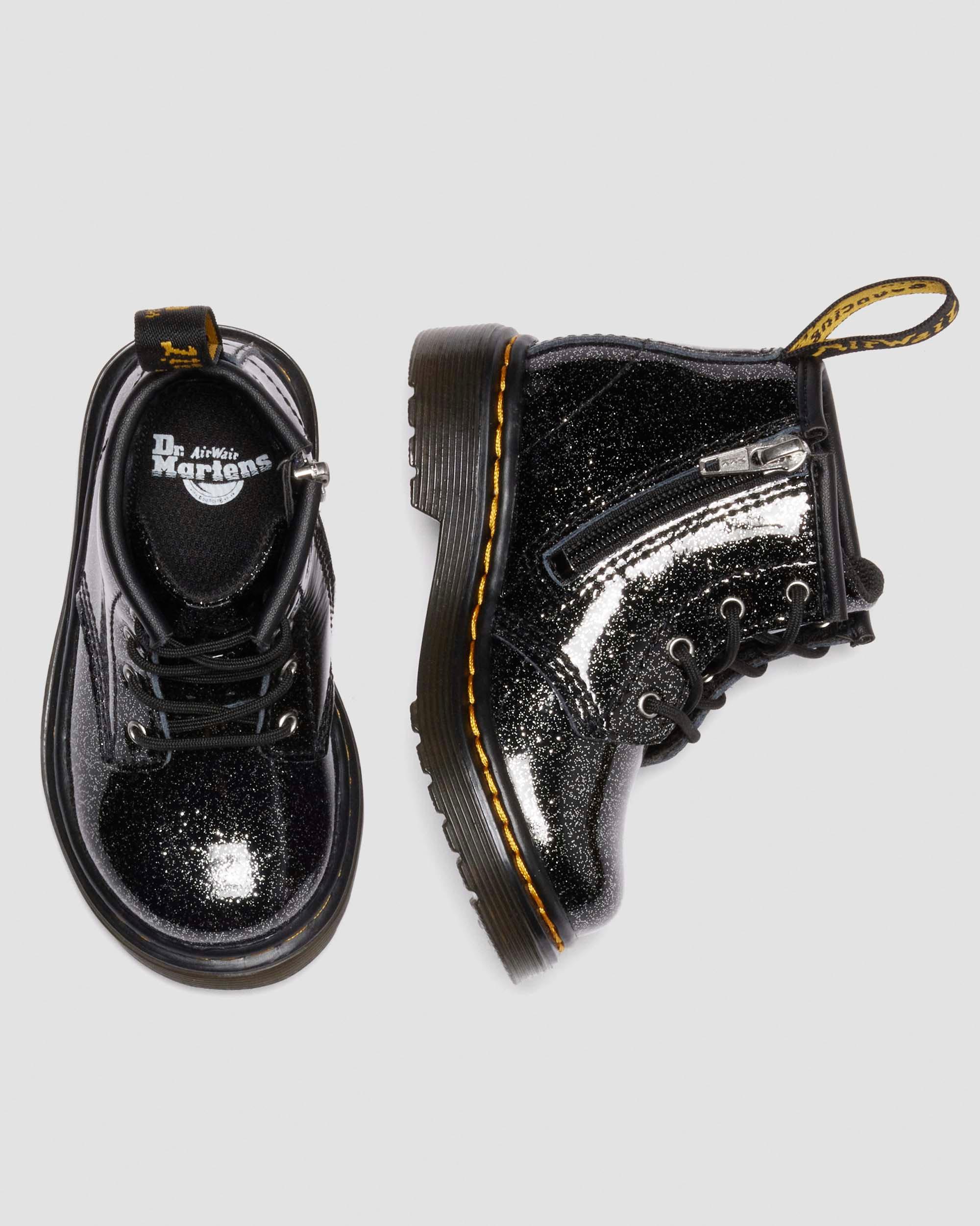 INFANT 1460 GLITTER PATENT LEATHER BOOTS
