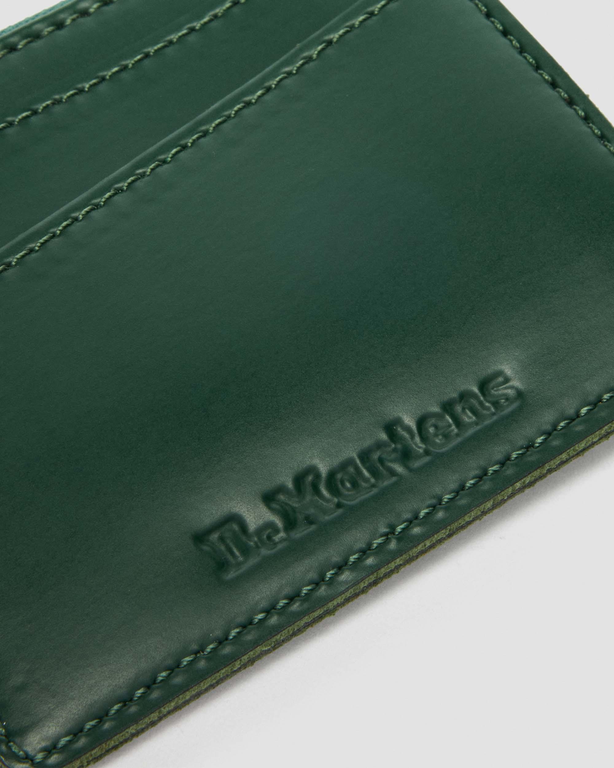 Kiev Leather Cardholder in Dms Green | Dr. Martens