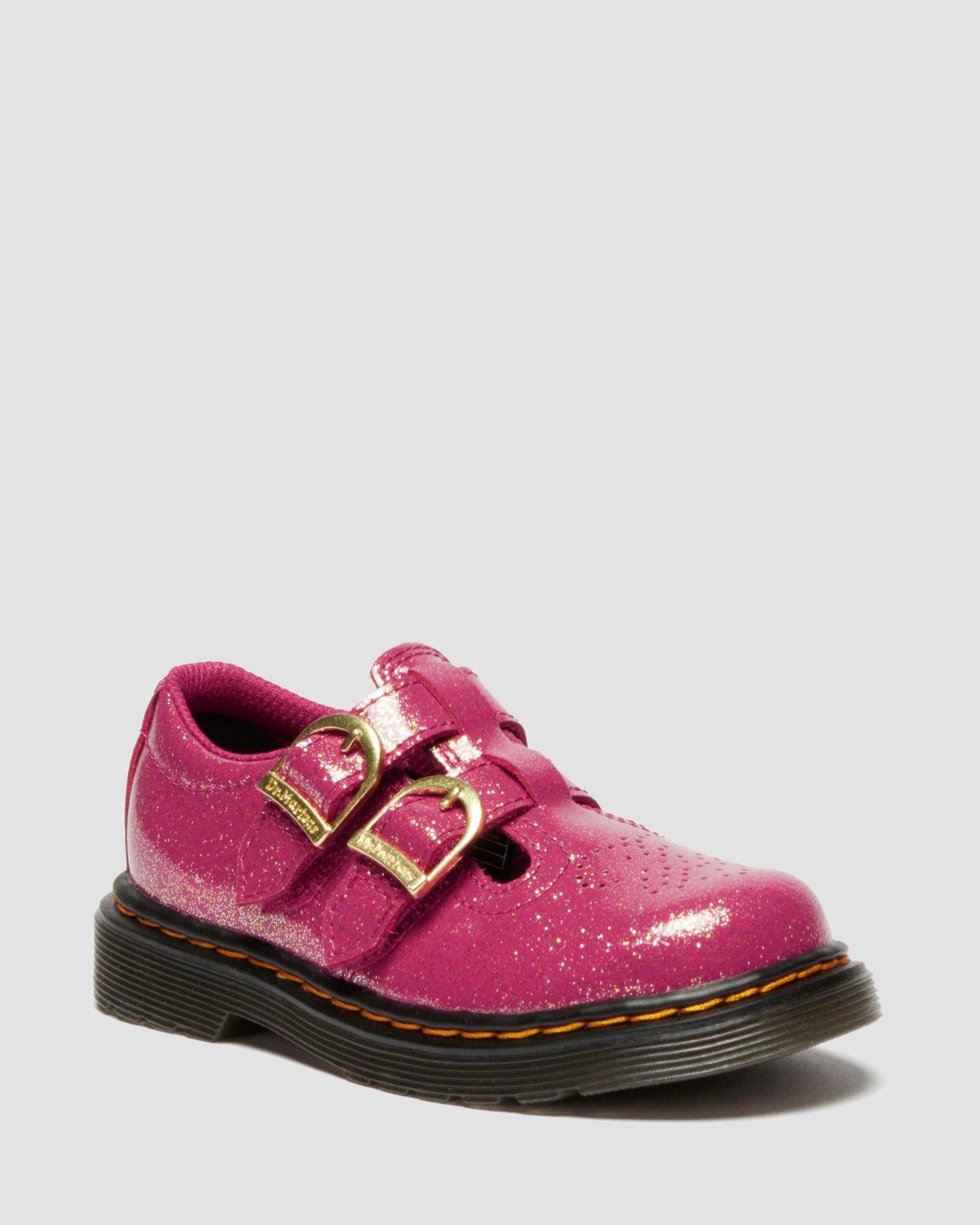 TODDLER 8065 GLITTER PATENT LEATHER  MARY JANE SHOES