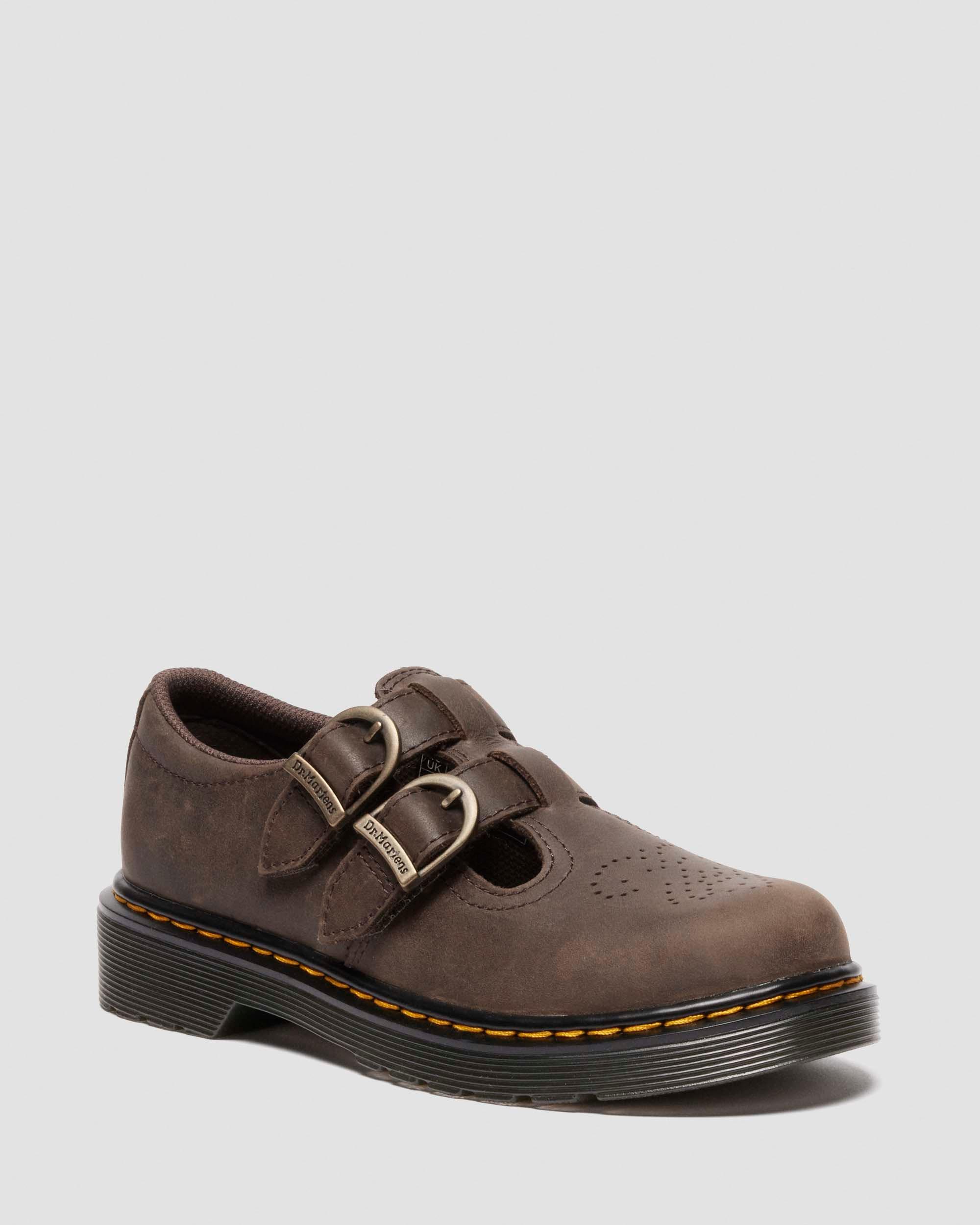 8065 Smooth Leather Mary Jane Shoes in Black | Dr. Martens
