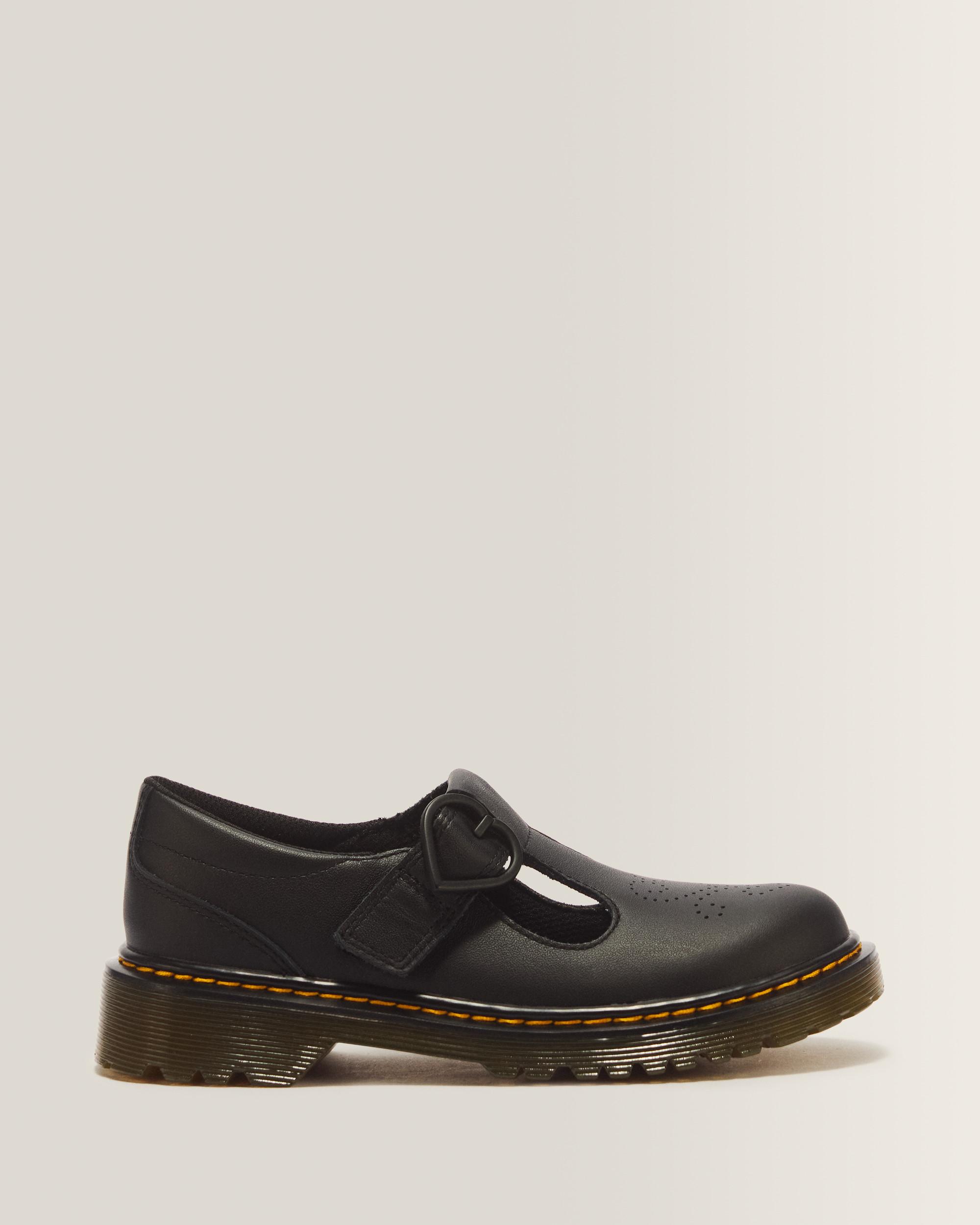 Junior 1461 Softy T Leather Shoes in Black | Dr. Martens™