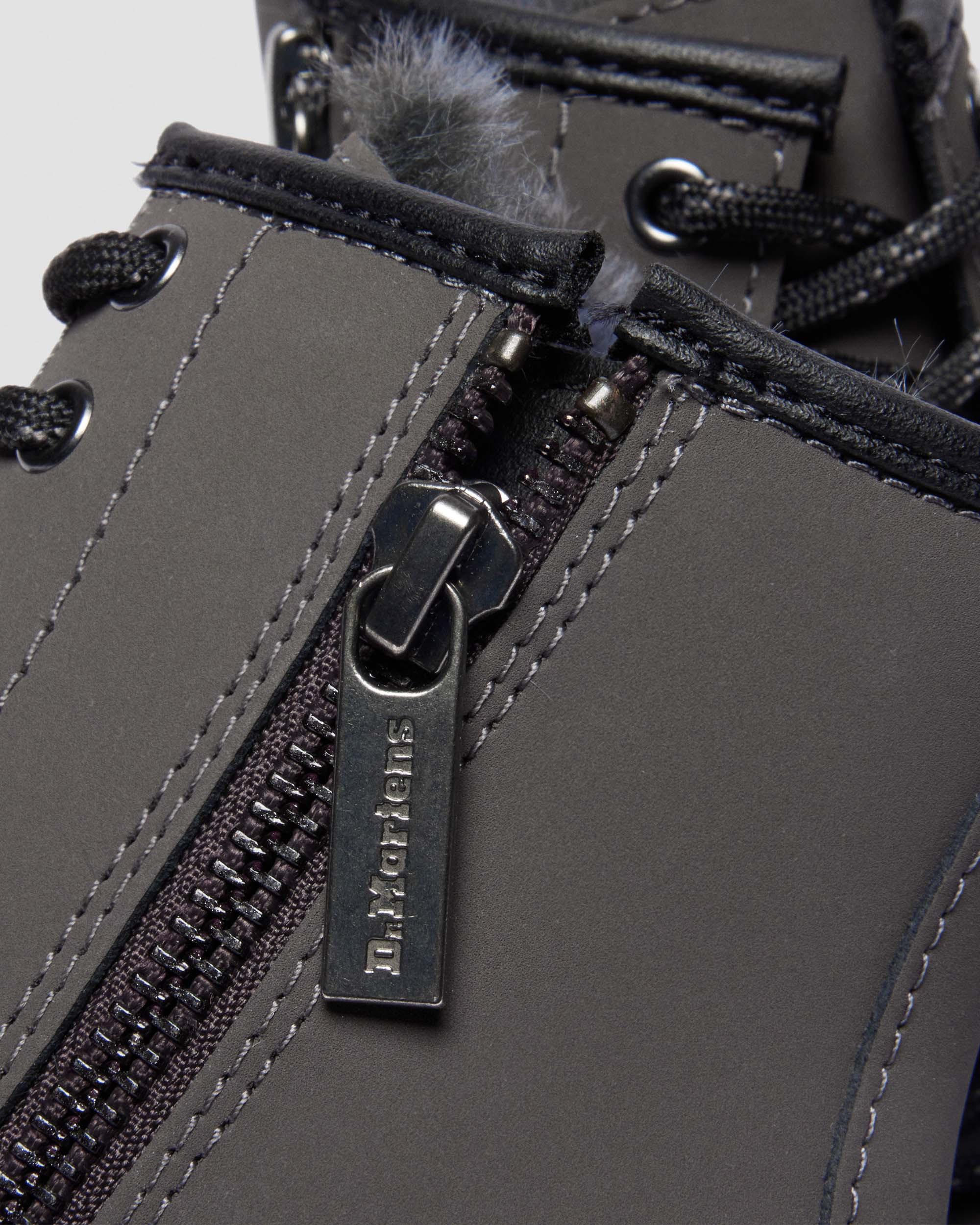 STIVALI 1460 SERENA JUNIOR CON PELLICCIA SINTETICA in Grigio