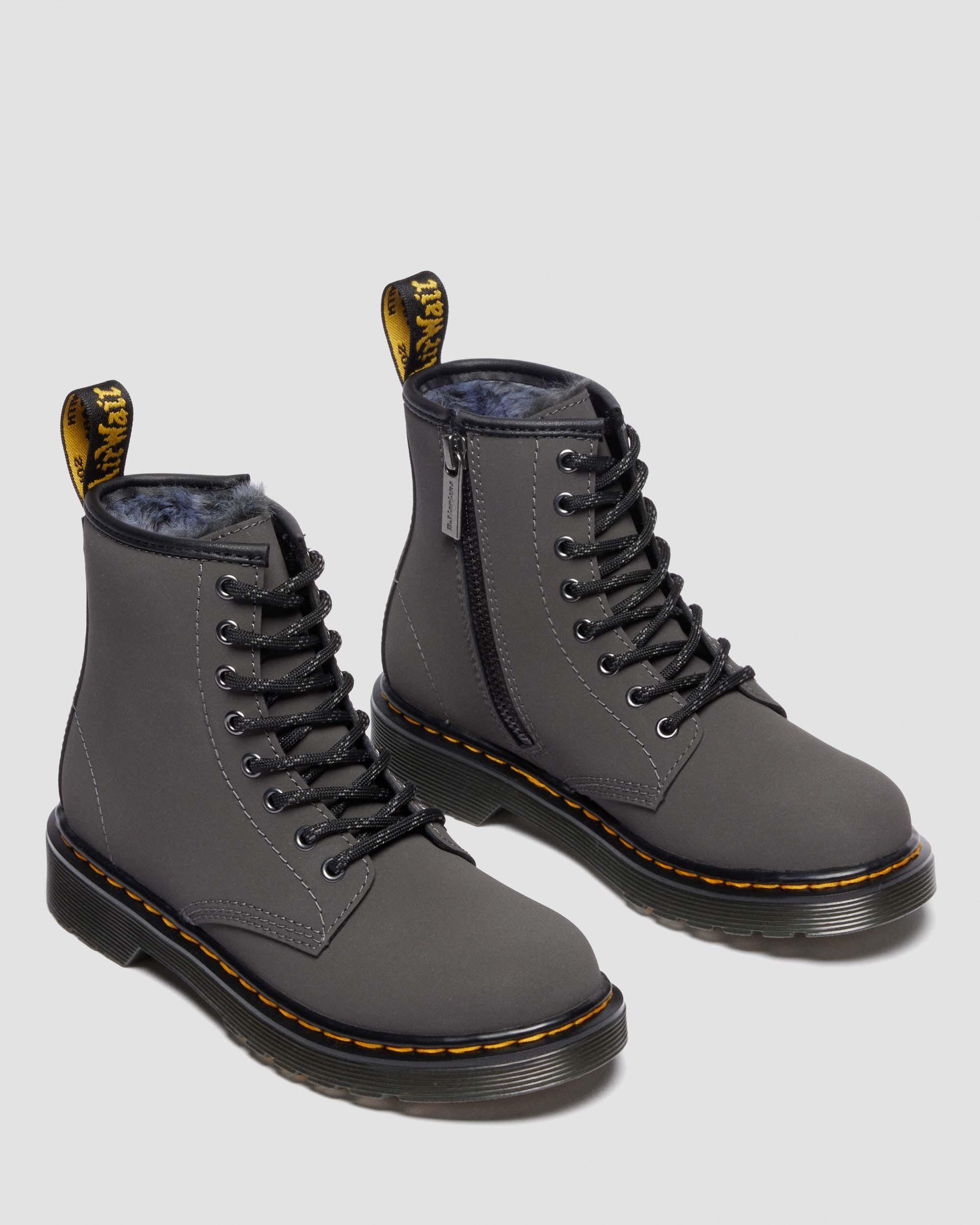 STIVALI 1460 SERENA JUNIOR CON PELLICCIA SINTETICA in Grigio