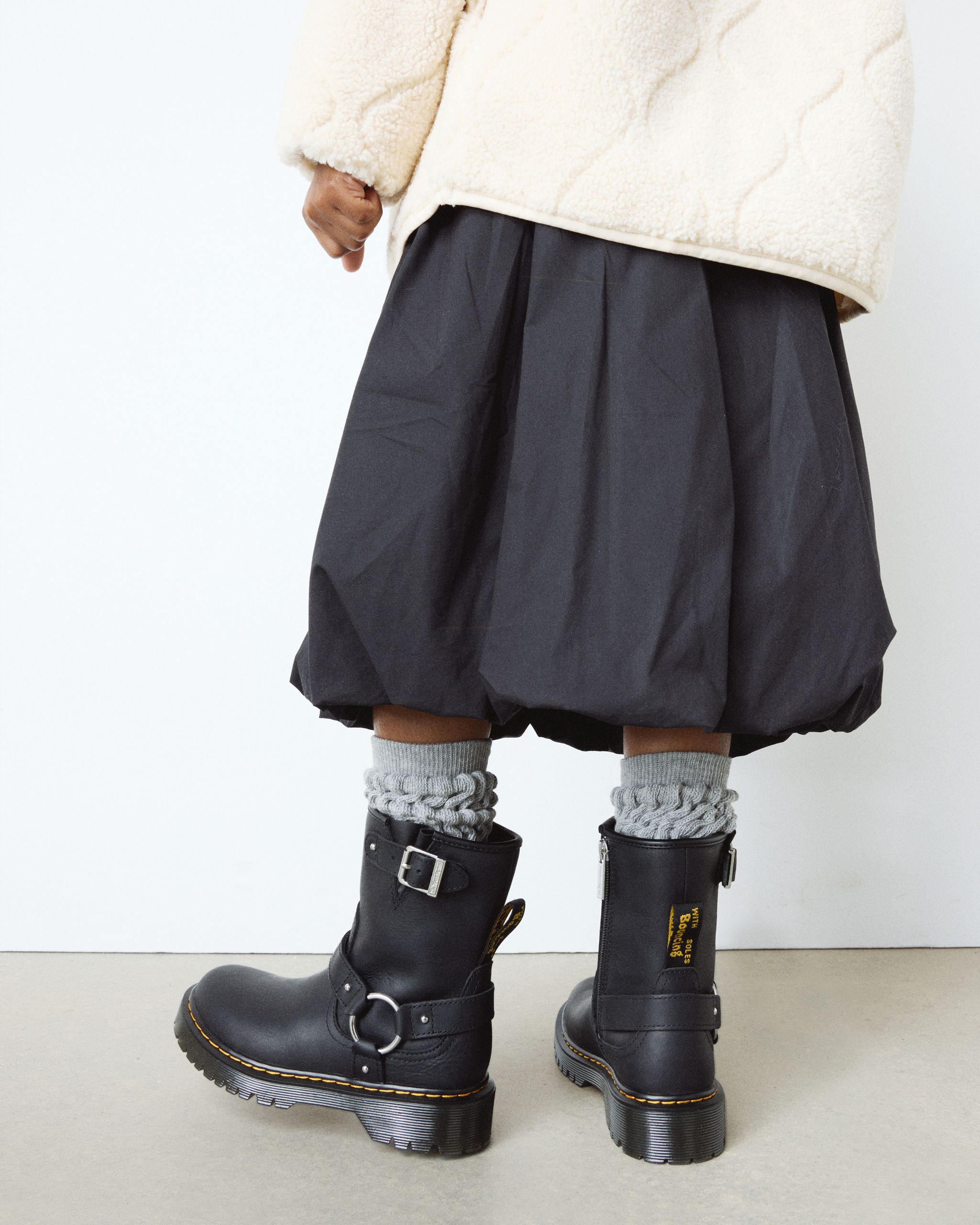 JUNIOR GENAYA LEATHER BIKER BOOTS product image