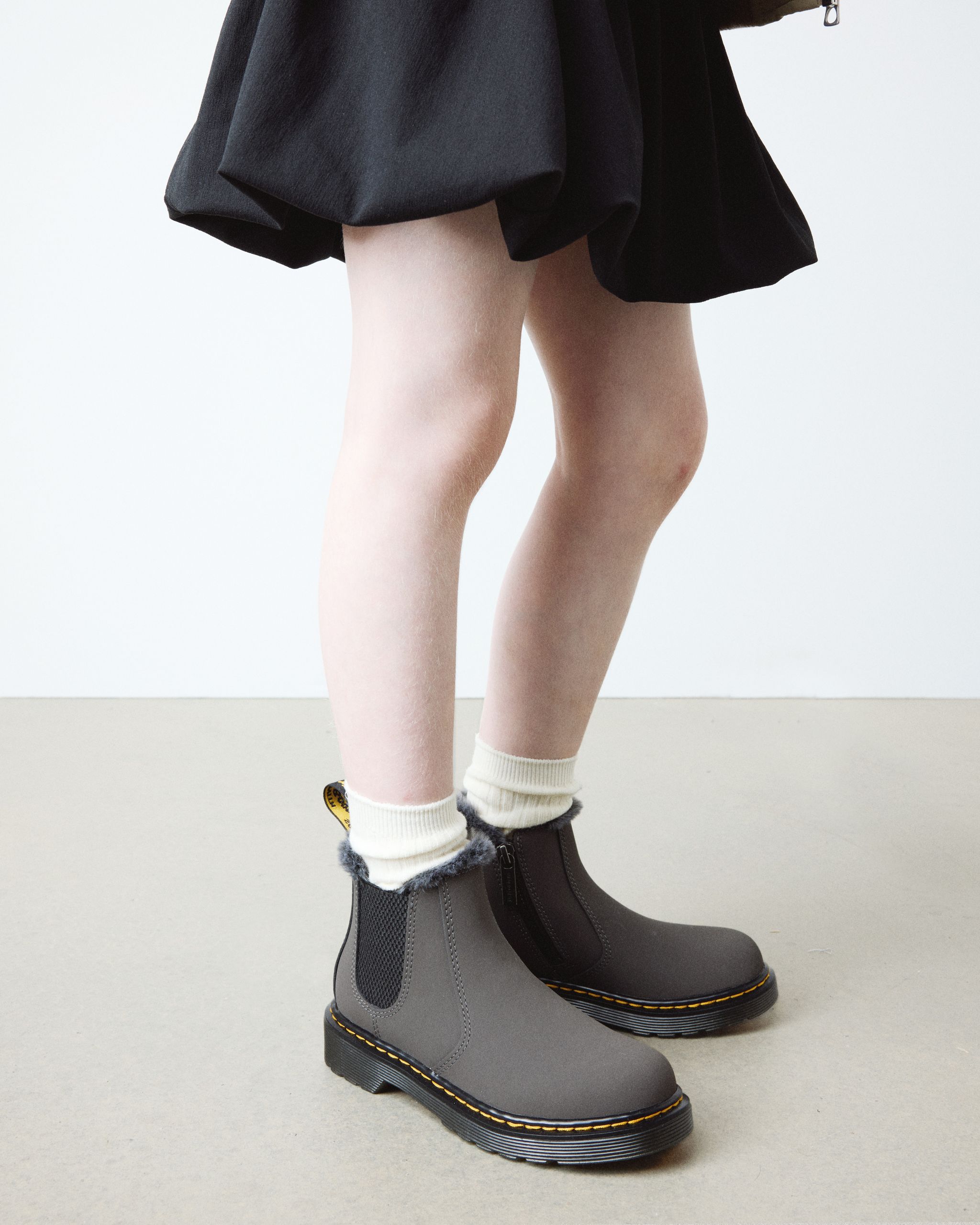 JUNIOR 2976 LEONORE FAUX FUR LINED CHELSEA BOOTS product image