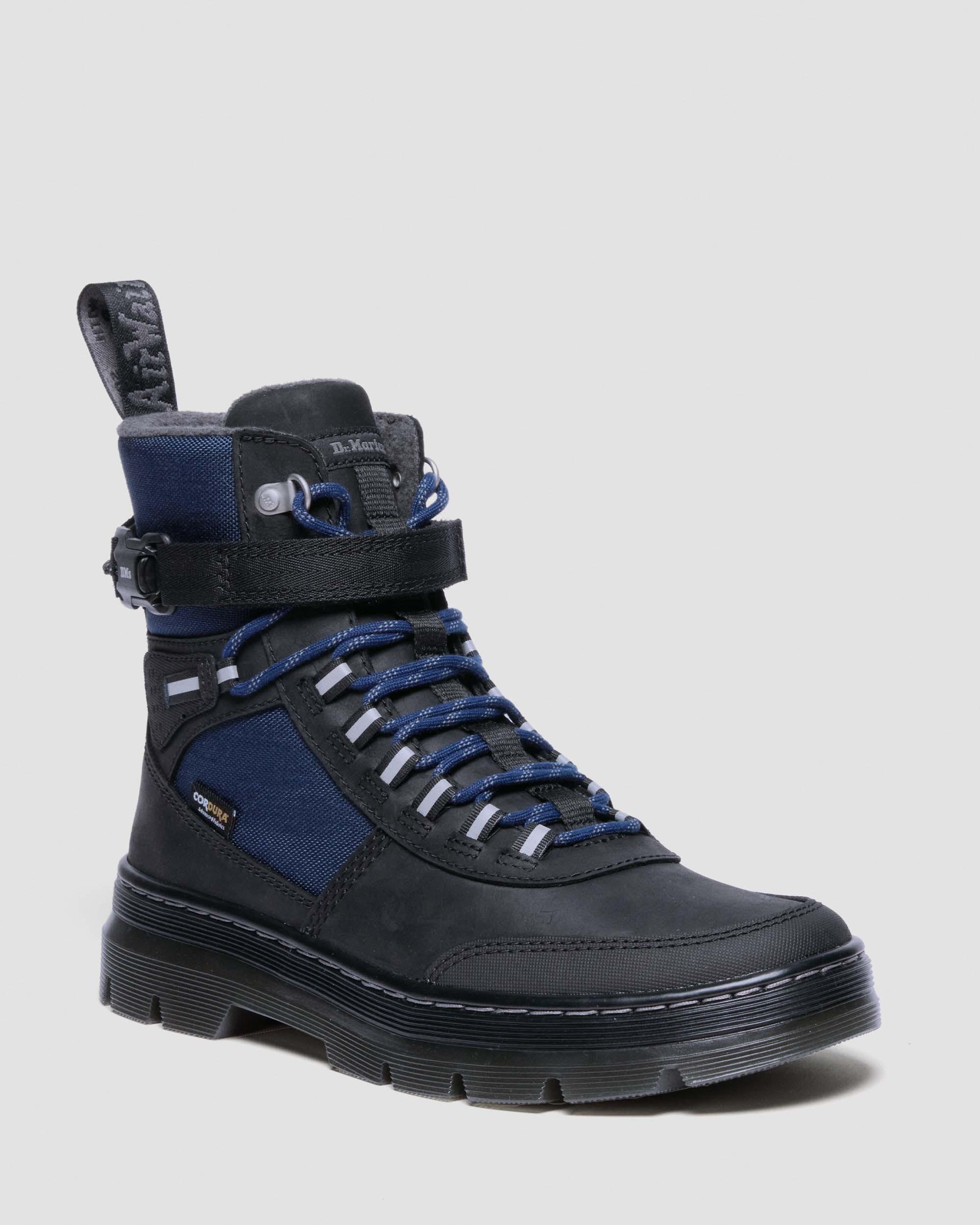 完売モデル！Dr.Martens COMBS TECH 25cm Combs Women's Ajax Leather Casual Boots in Nickel Grey | Dr